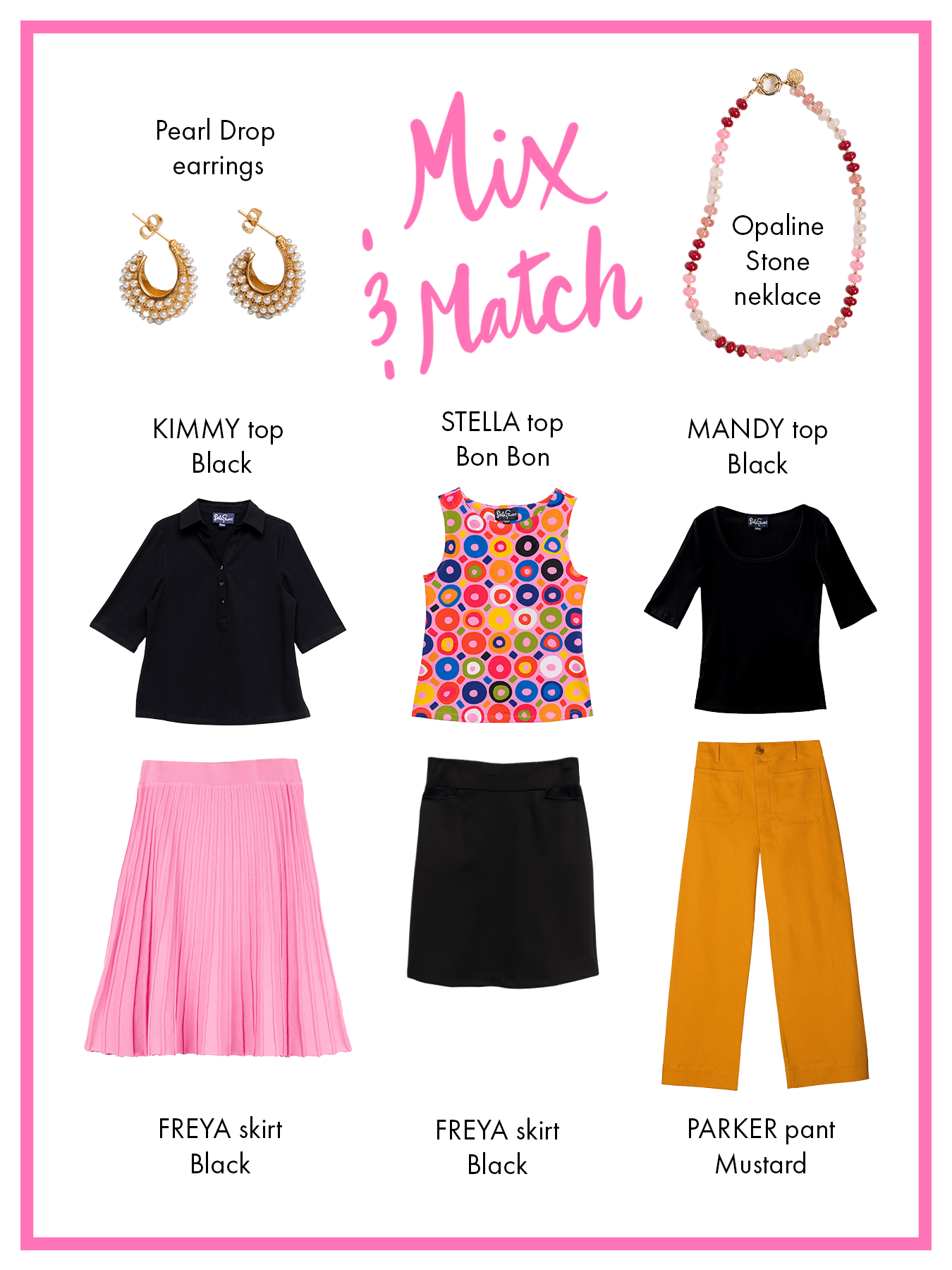 FREYA skirt Black Ponte - Lesley Evers - black skirt - Bottoms - freya