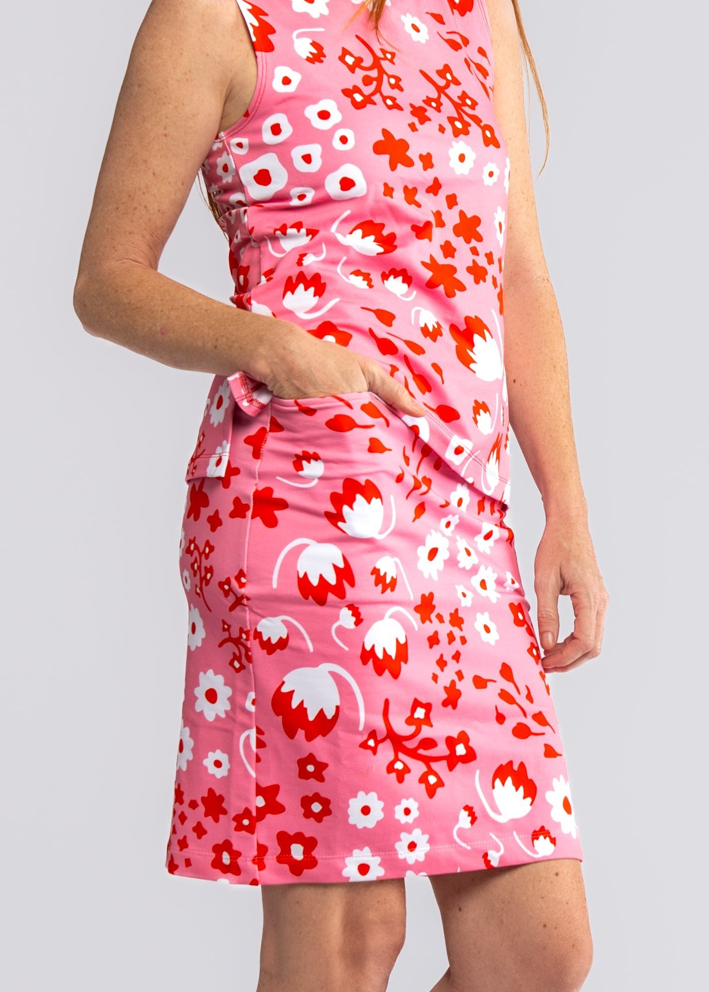 FREYA skirt Blossom Breeze Pink - Lesley Evers-Bottoms-floral-freya