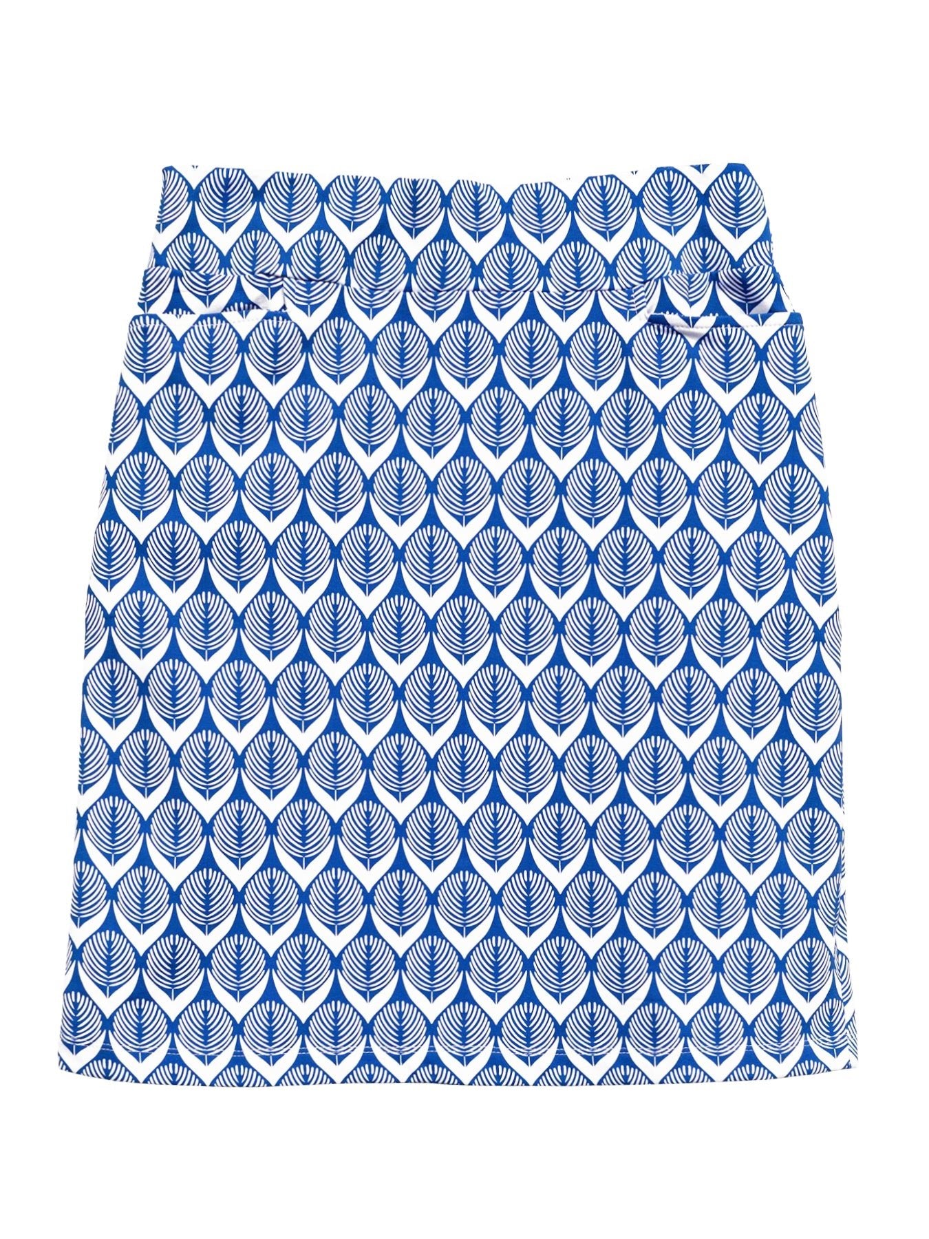 FREYA skirt Danish Flower Blue - Lesley Evers - Blue - Bottoms - floral