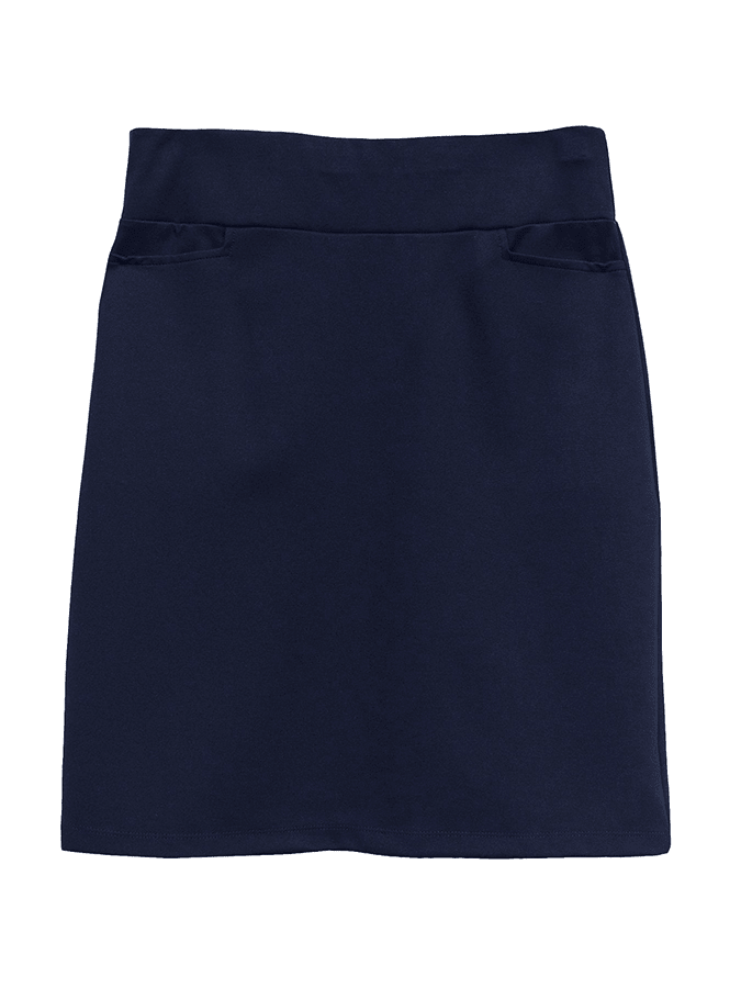 FREYA skirt Navy Ponte - Lesley Evers - black skirt - Bottoms - freya