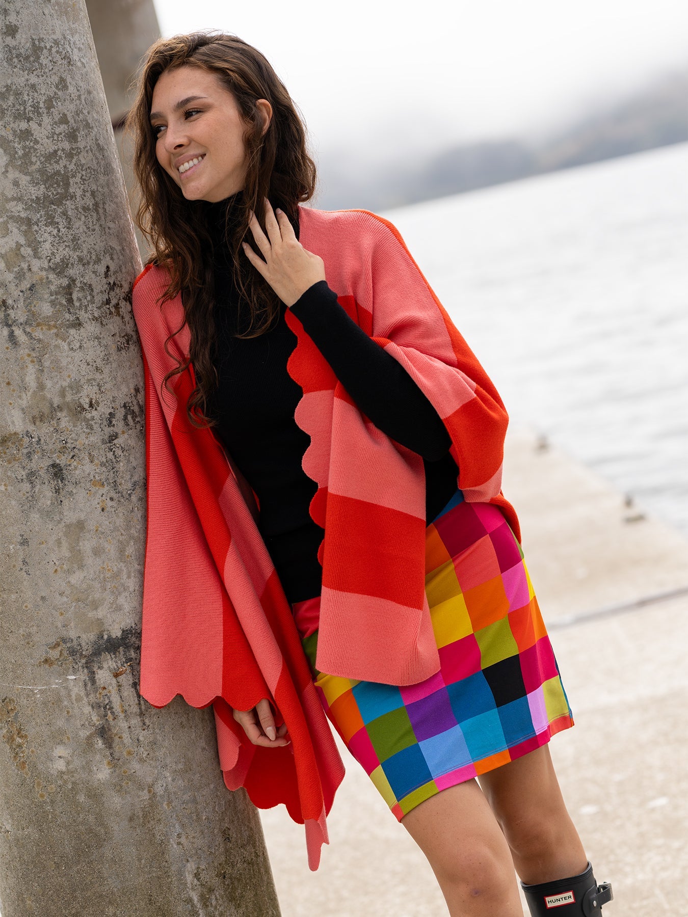 FREYA skirt Plaid Multi - Lesley Evers - Bottoms - floral - freya