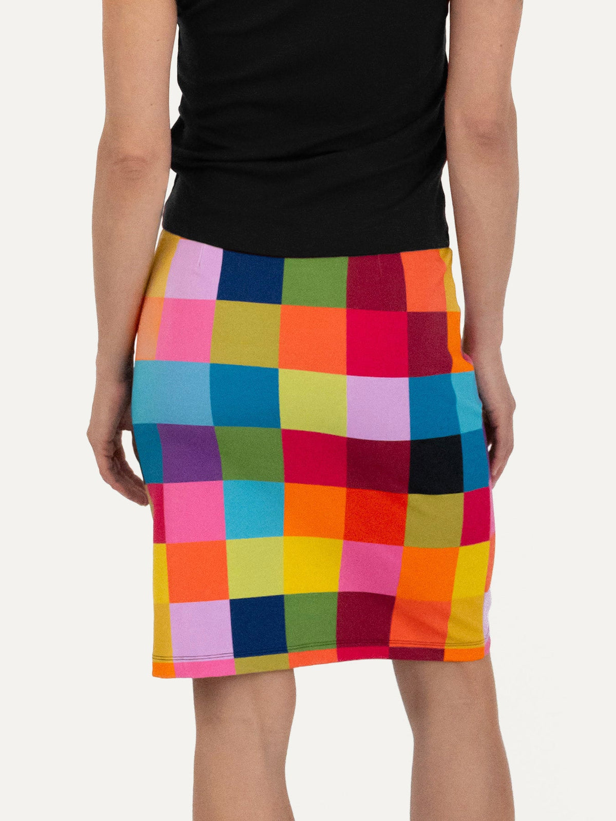 FREYA skirt Plaid Multi - Lesley Evers-Bottoms-floral-freya