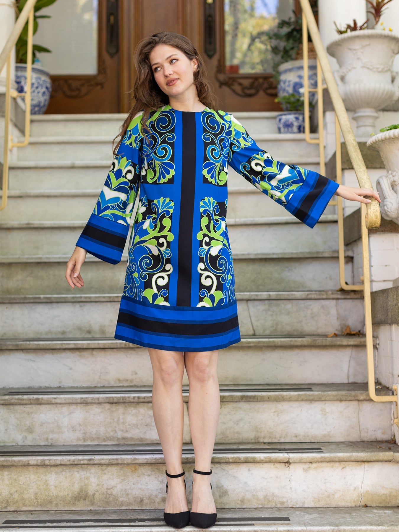 GIANNA dress Vitalia Navy - Lesley Evers - Dress - Shop - Shop/All Products