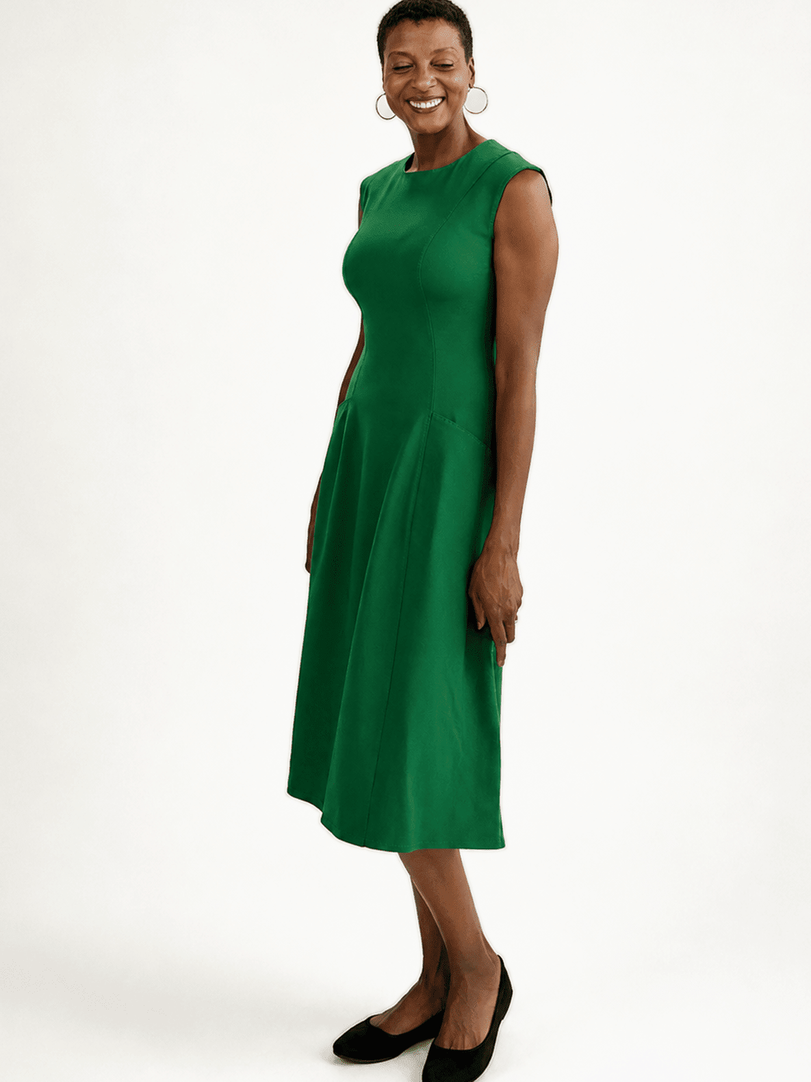 GWEN dress Green - Lesley Evers-Dress-formal-Shop