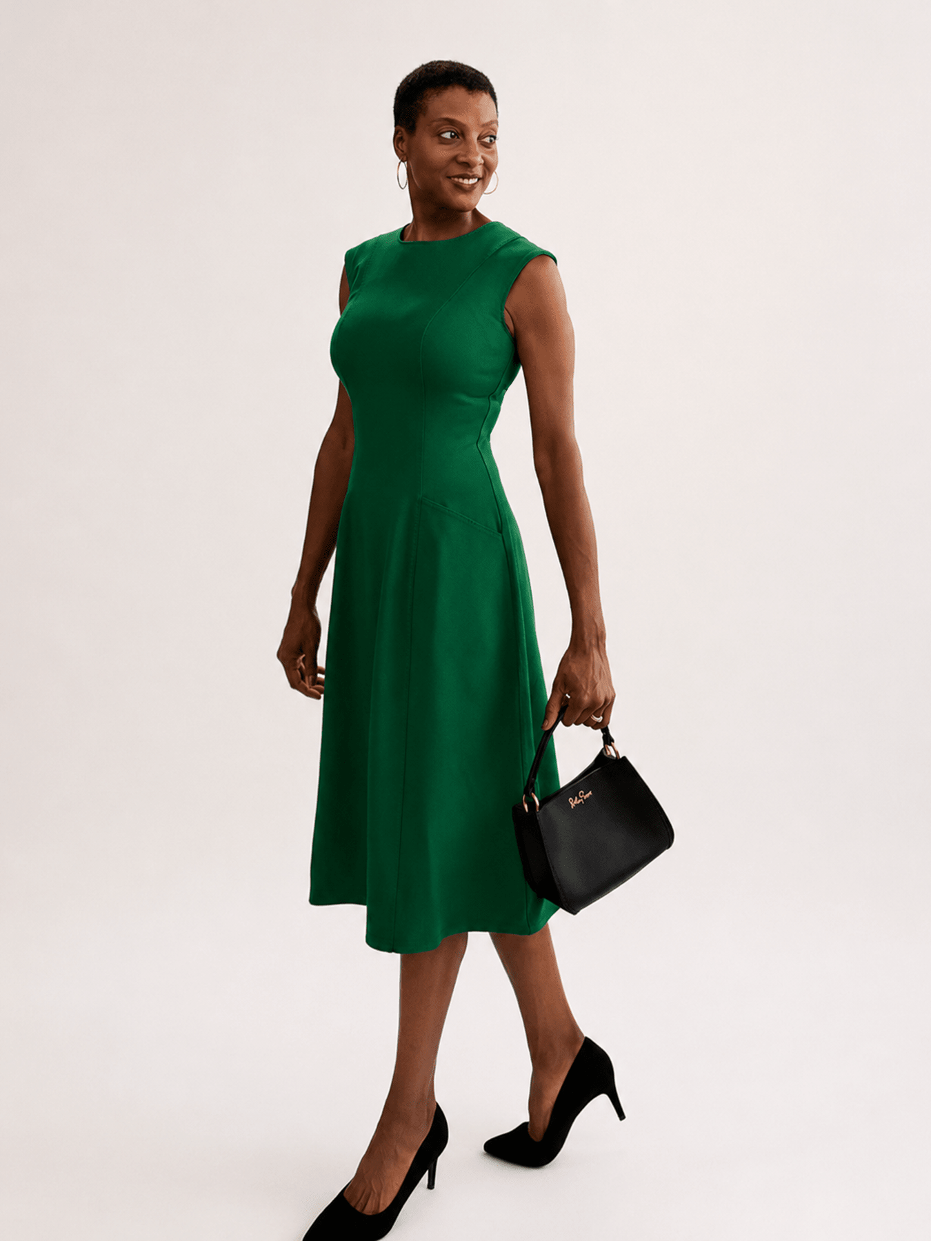GWEN dress Green - Lesley Evers-Dress-formal-Shop