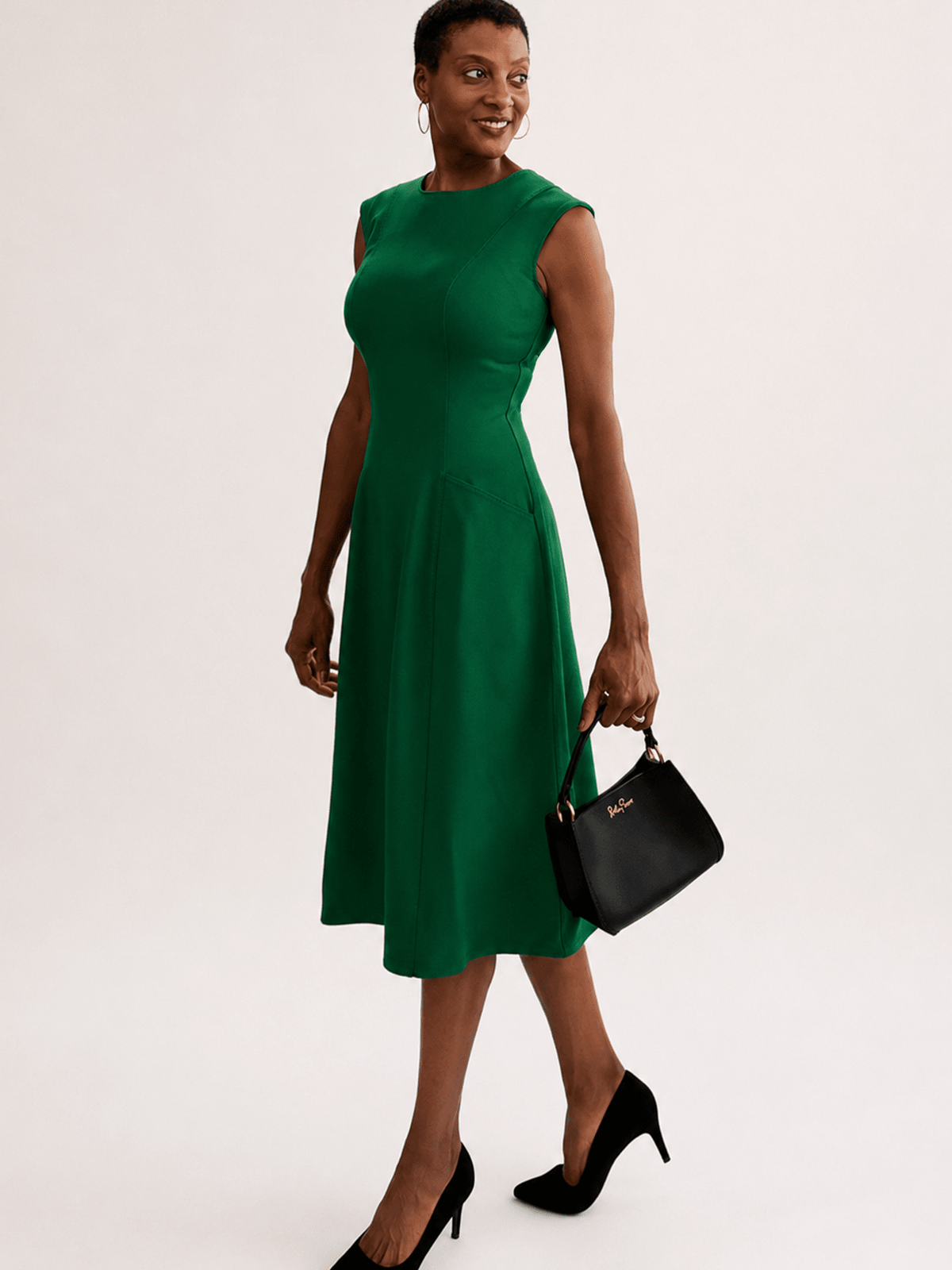 GWEN dress Green - Lesley Evers-Dress-formal-Shop