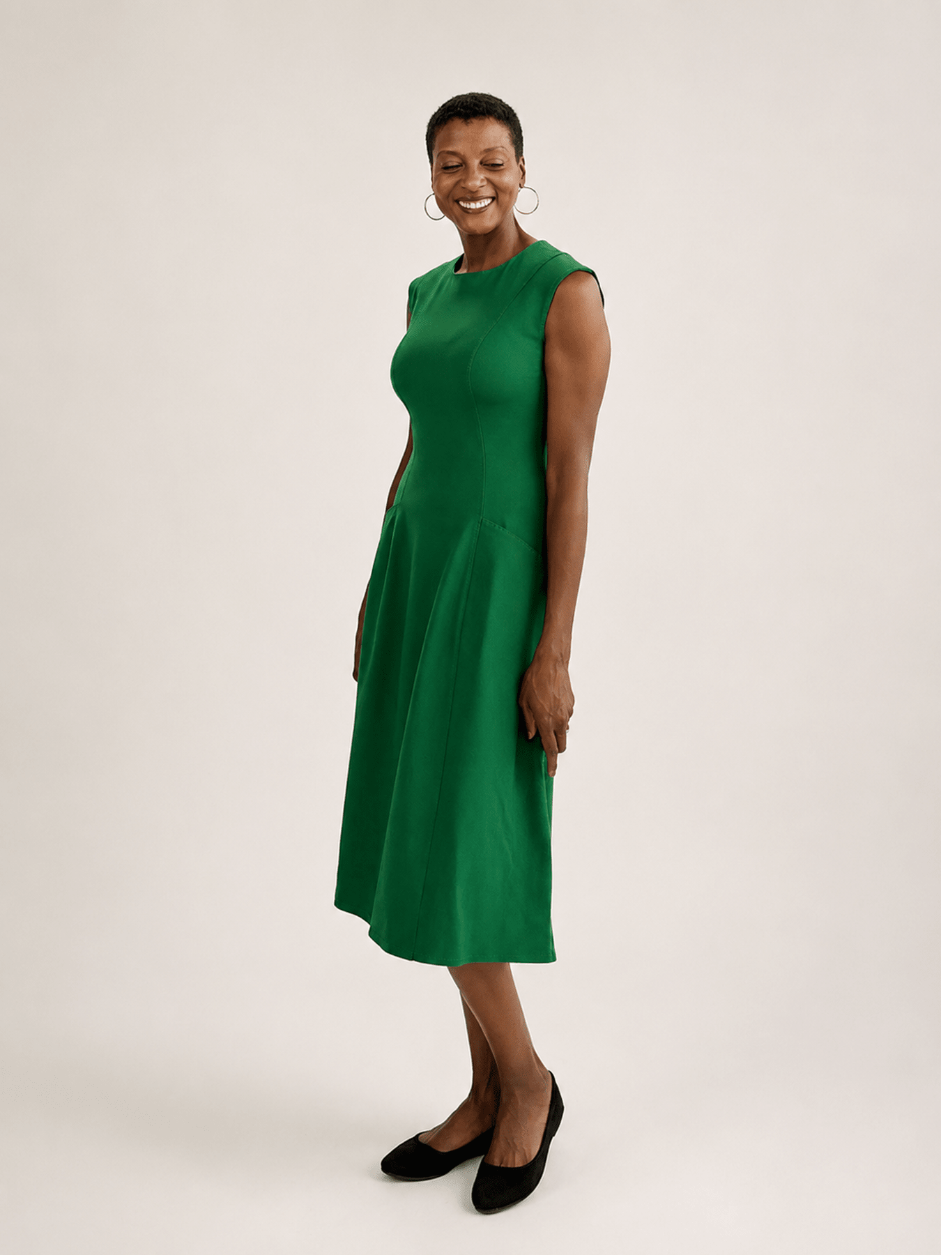 GWEN dress Green - Lesley Evers-Dress-formal-Shop
