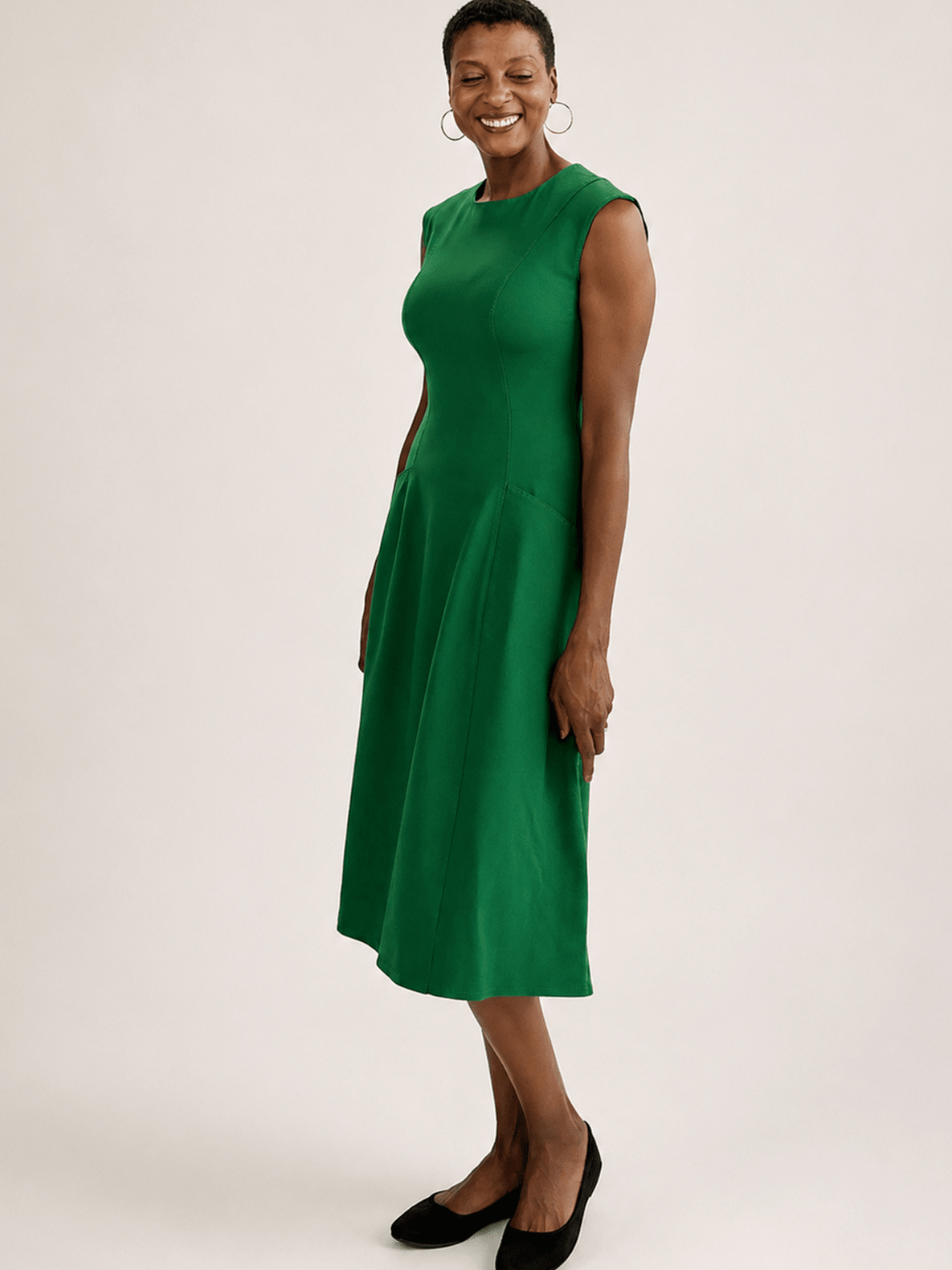 GWEN dress Green - Lesley Evers-Dress-formal-Shop