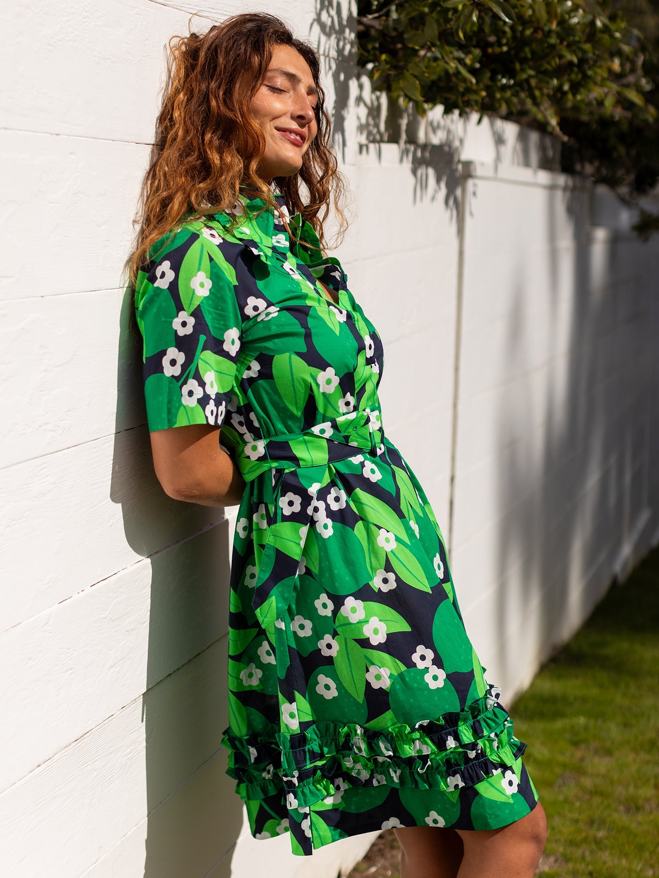 HARPER dress Limes - Lesley Evers - Dress - limes - Shop