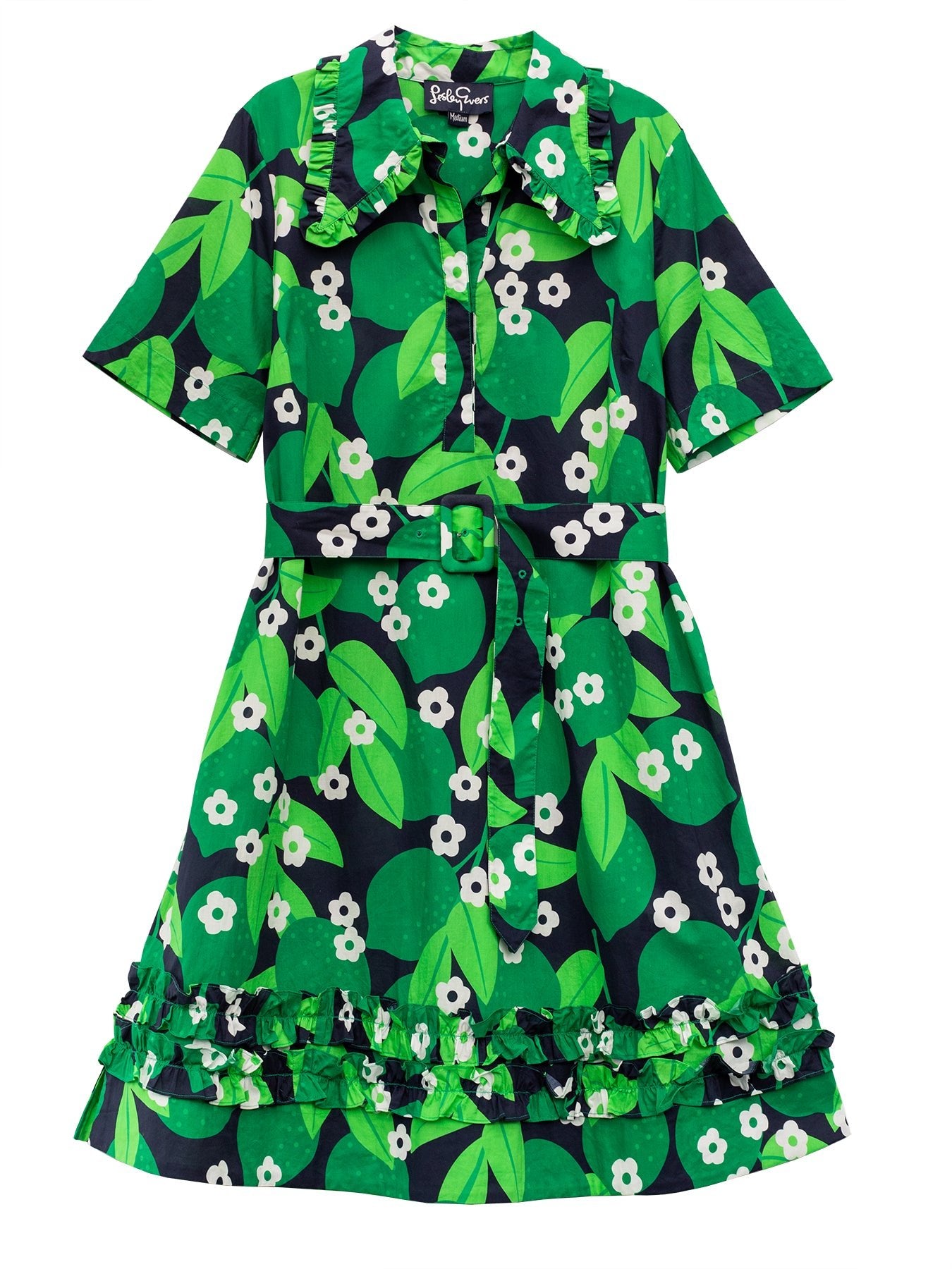 HARPER dress Limes - Lesley Evers - Dress - limes - Shop