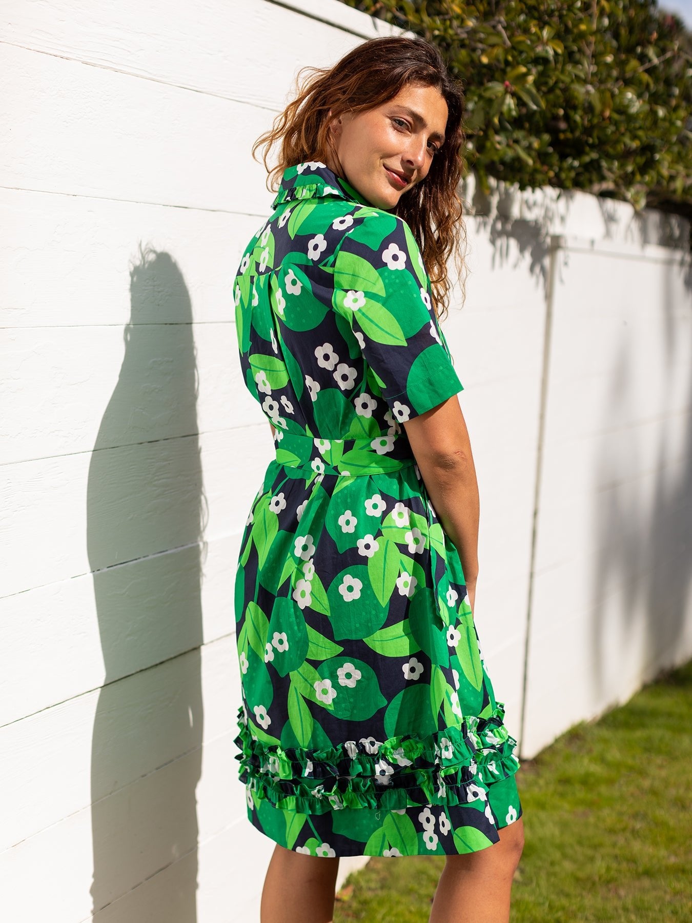 HARPER dress Limes - Lesley Evers - Dress - limes - Shop