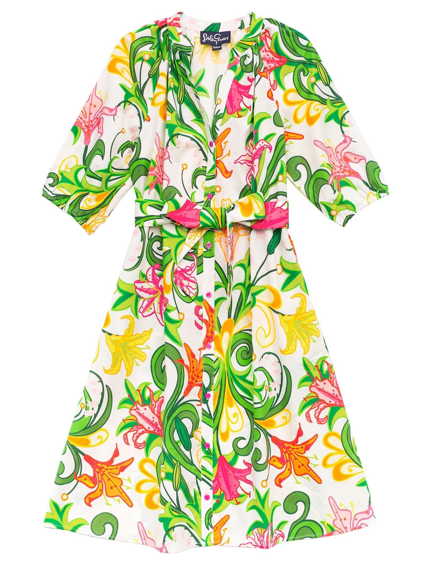 HARRIET dress Lily Bouquet - Lesley Evers - Shop - Shop/All Products - Shop/Dresses