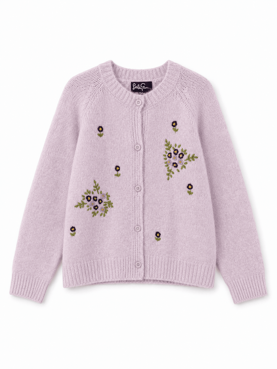 HAZEL cardigan Lavender – Lesley Evers