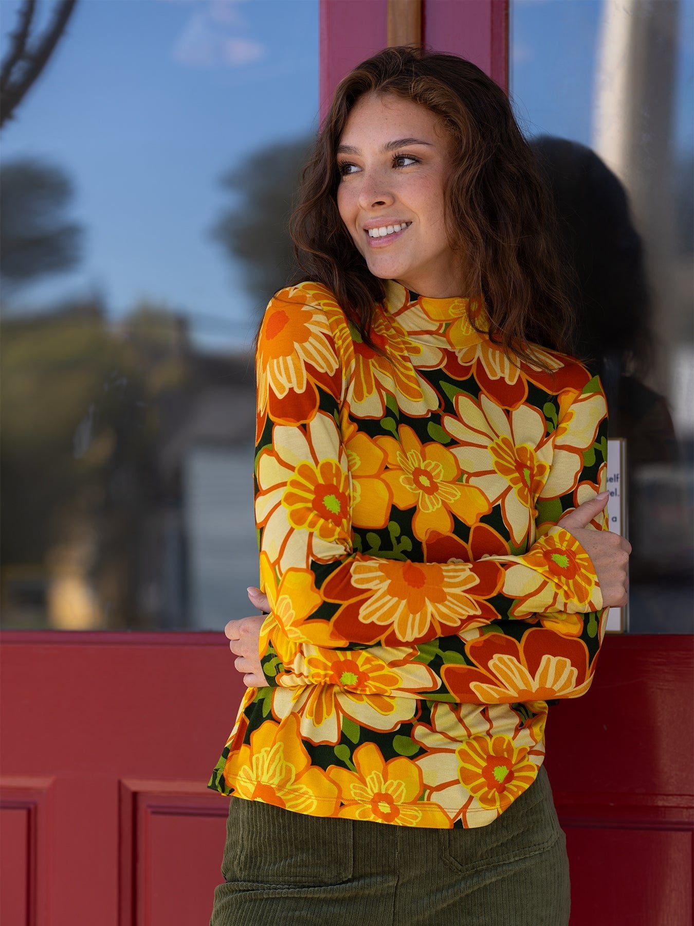 IDA tee Camellia Yellow - Lesley Evers - basics - ida - long sleeve