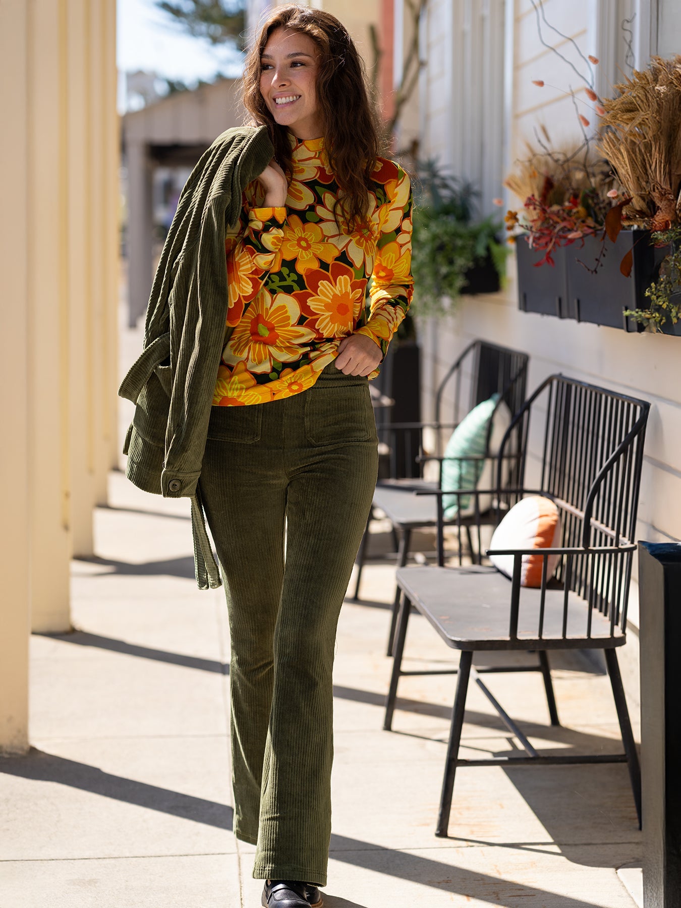 IDA tee Camellia Yellow - Lesley Evers - basics - ida - long sleeve