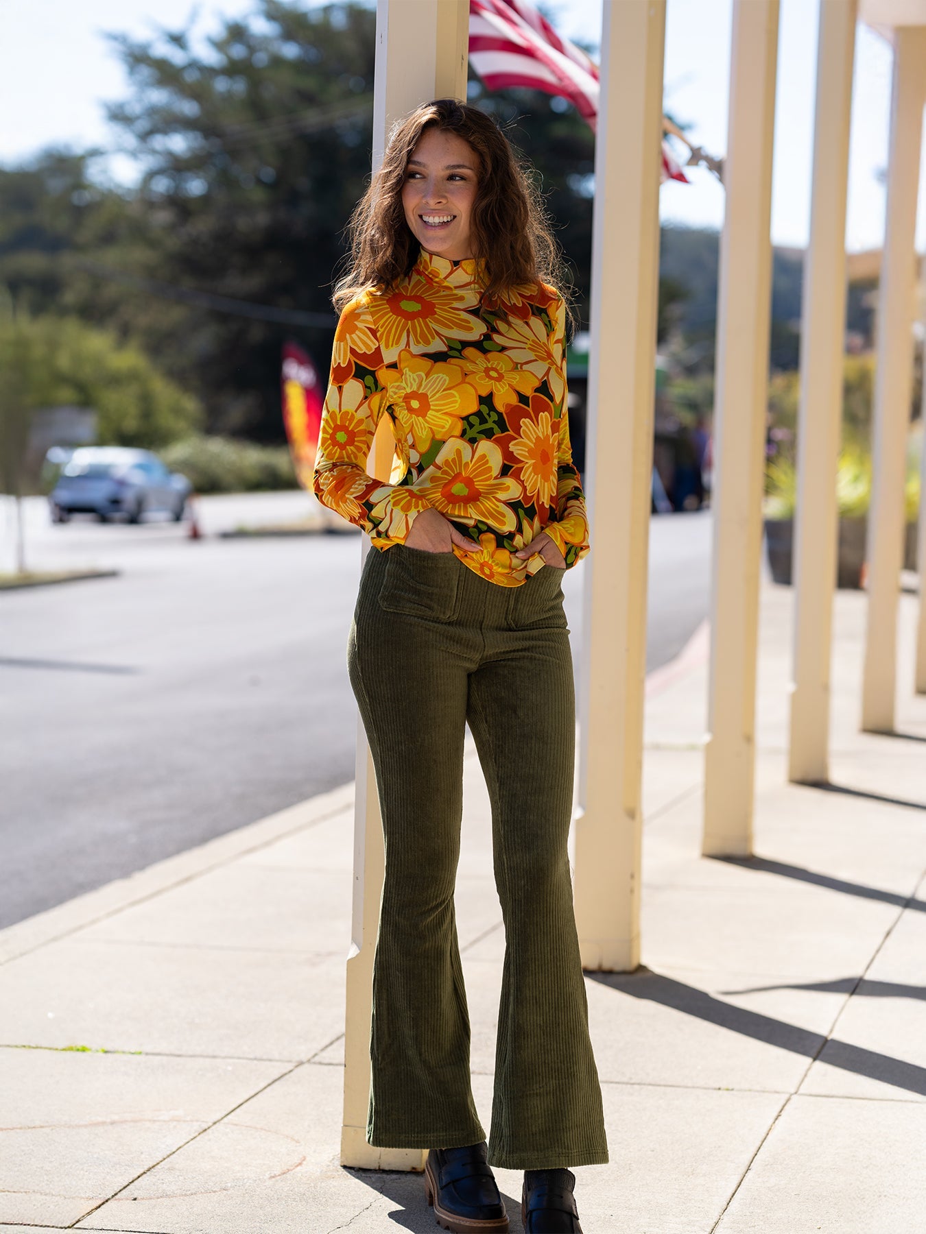 IDA tee Camellia Yellow - Lesley Evers - basics - ida - long sleeve