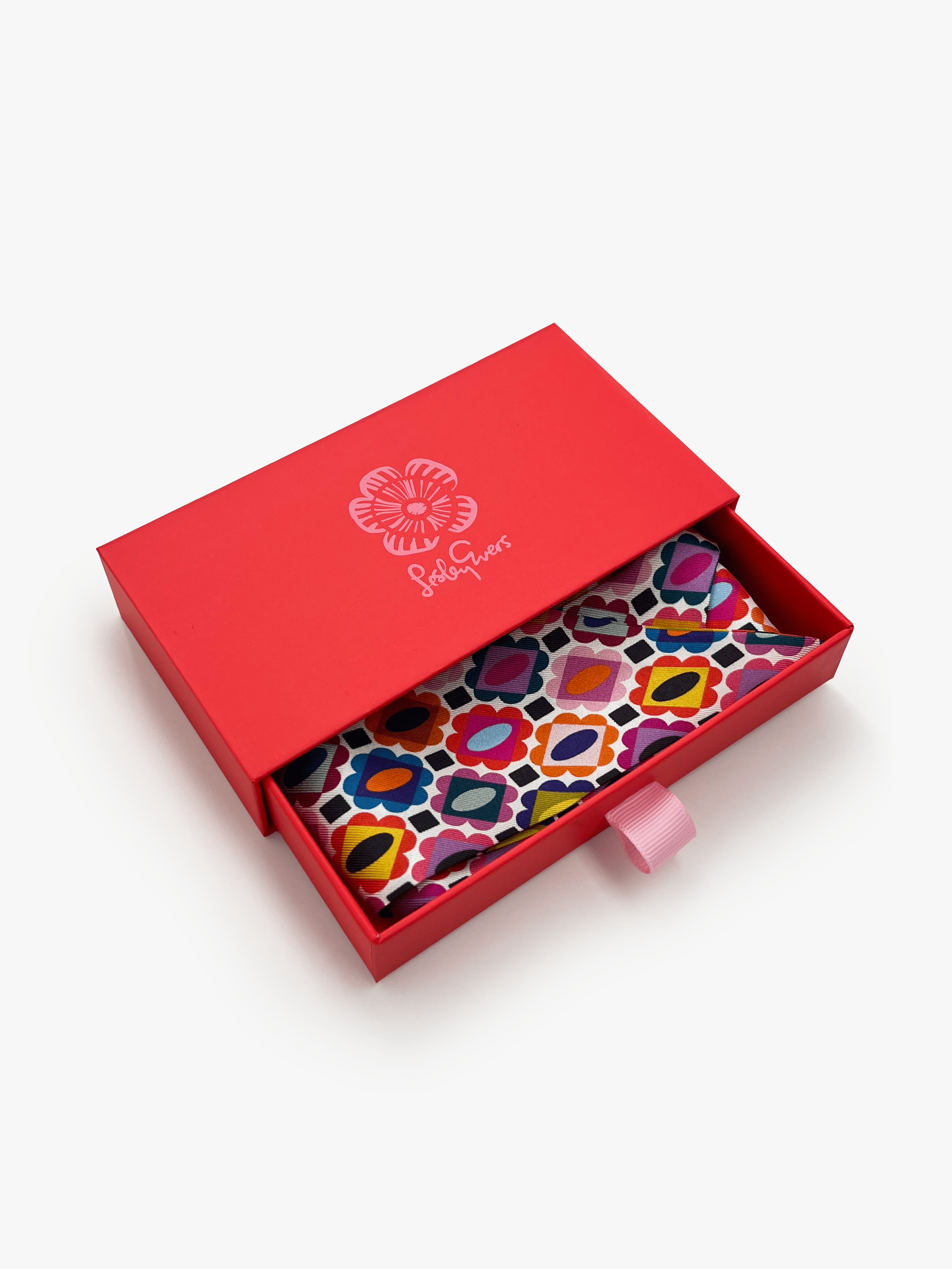 INES silk twilly scarf Gems Light - Lesley Evers - Accessories - cornice - cotton silk