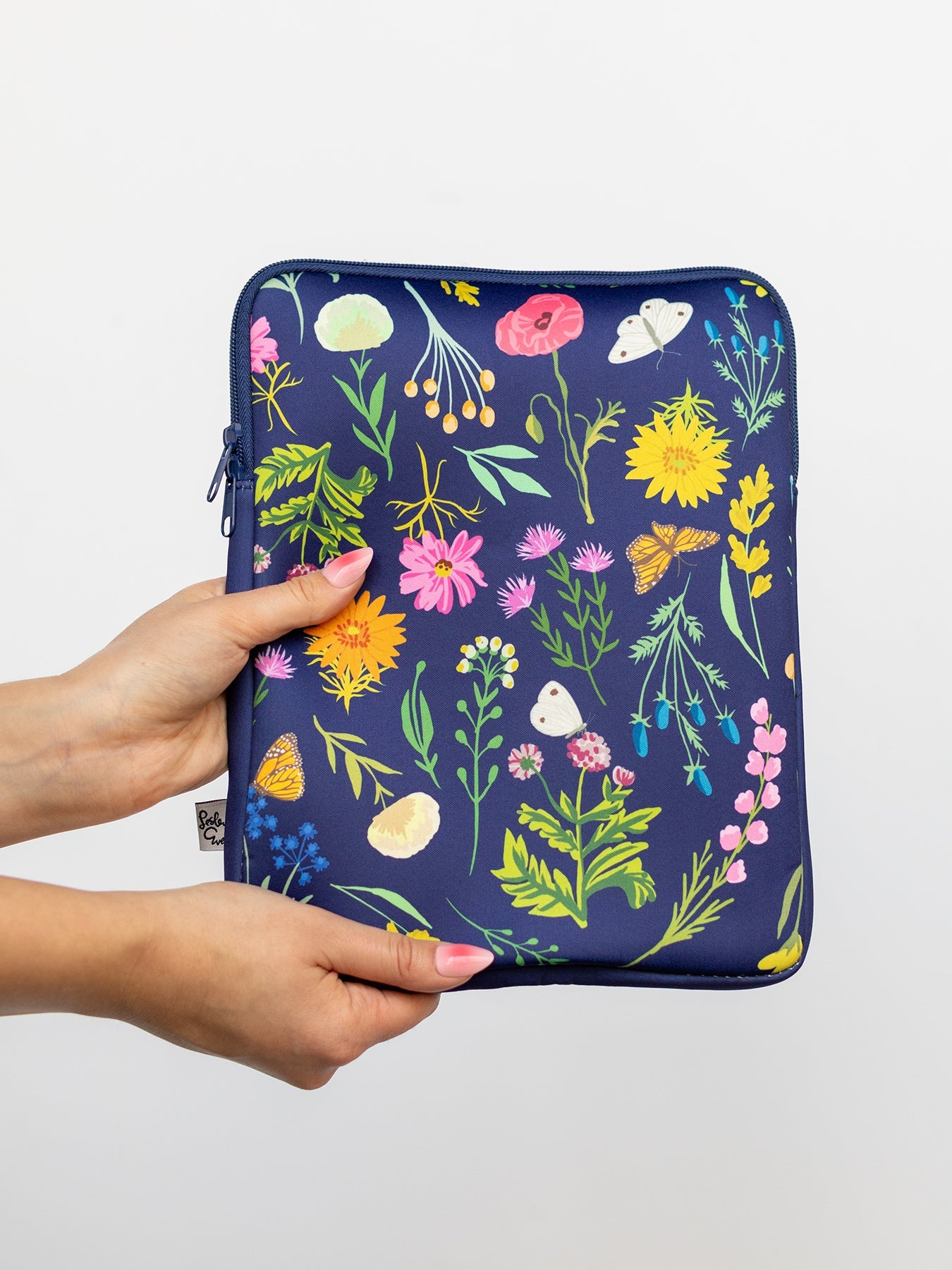 iPad Case Prairie Posy - Lesley Evers - laptop case - Pouches & Cases -