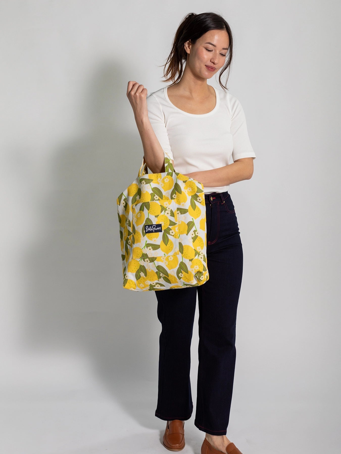 IVY tote Lemons - Lesley Evers - 23 - HG100 - W3 - Accessories - Bird Collection