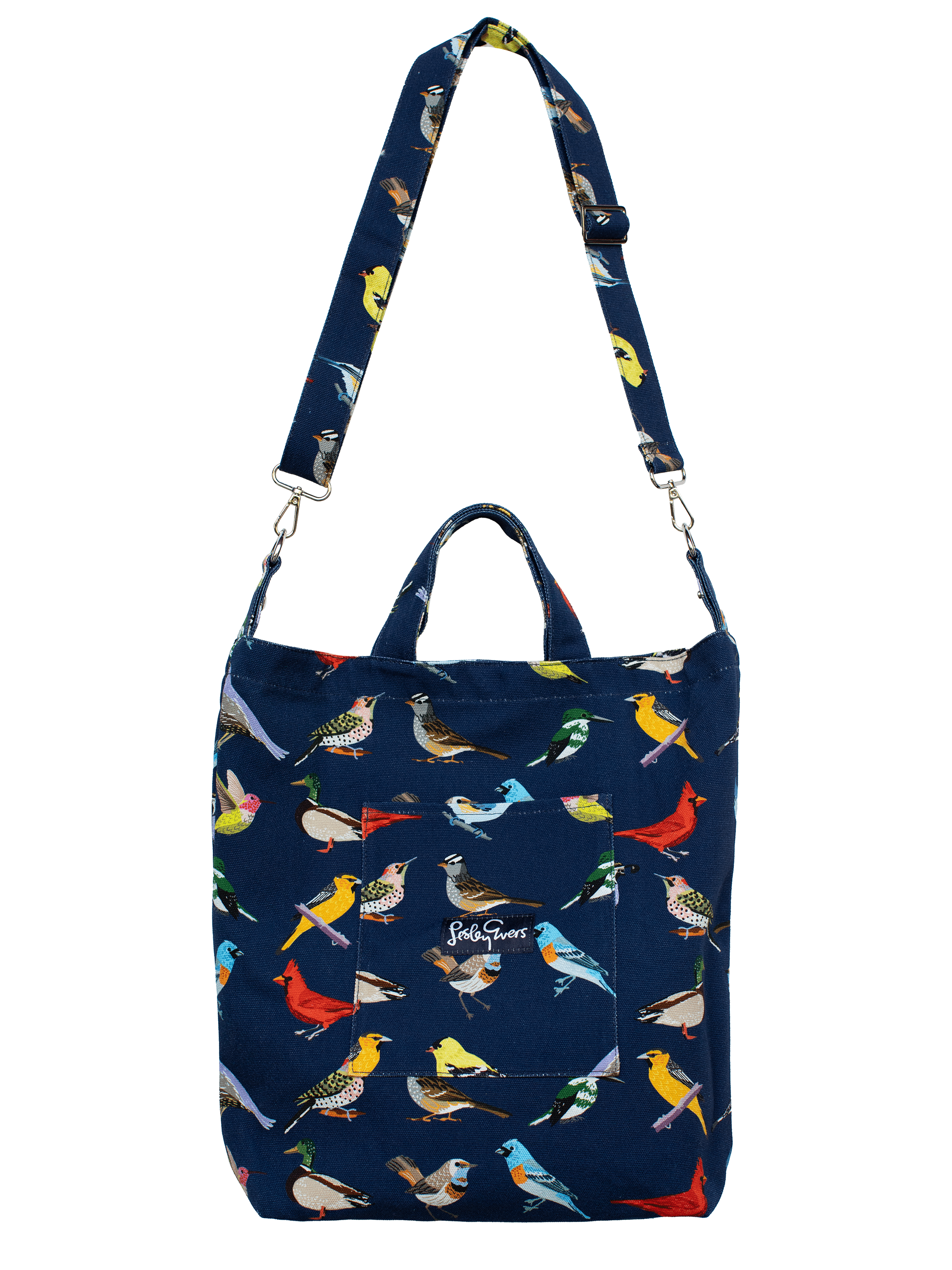IVY tote Navy Birds - Lesley Evers - 23 - HG100 - W3 - Accessories - Bird Collection