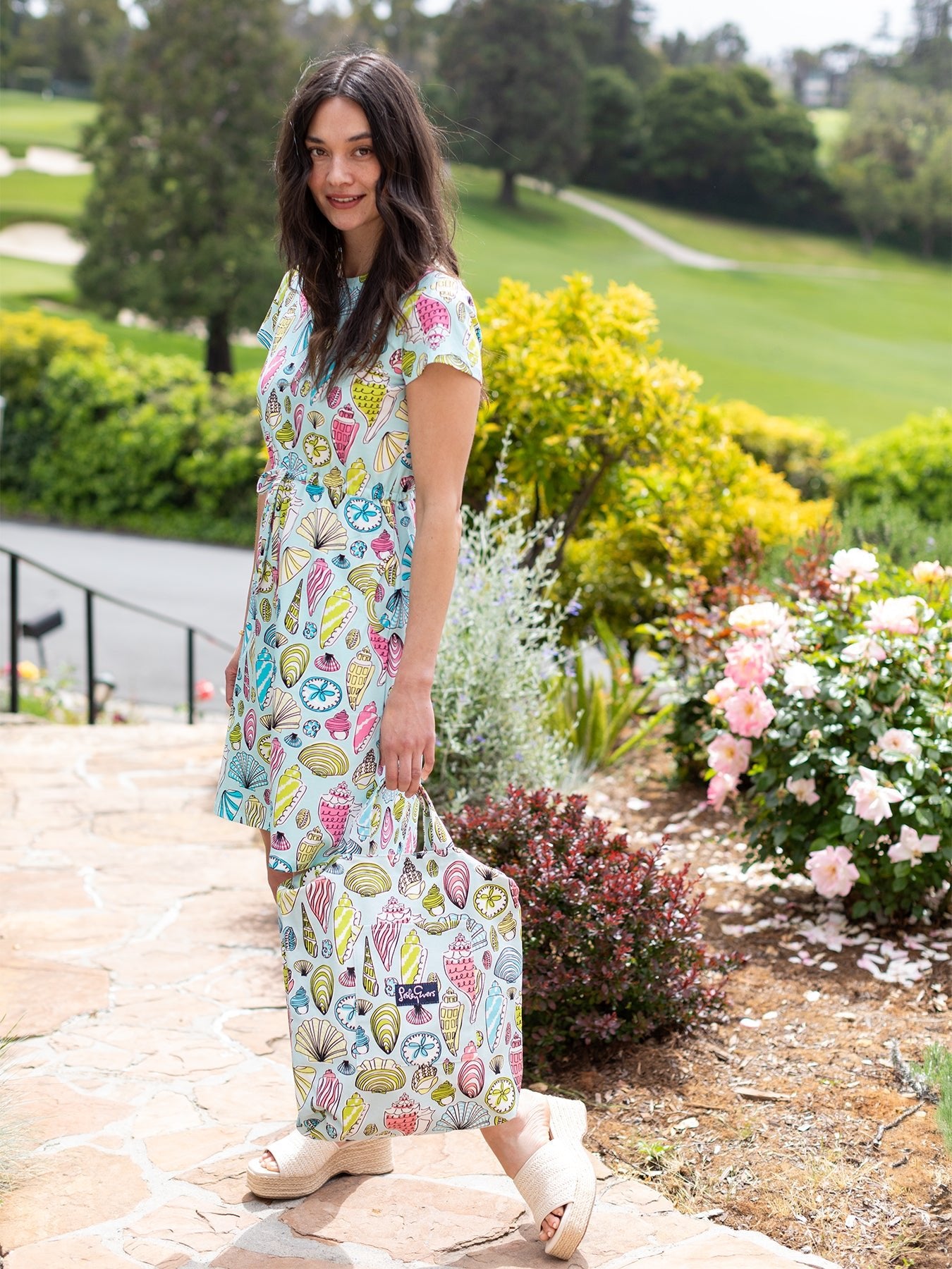 IVY tote Seashells - Lesley Evers - 23 - HG100 - W3 - Accessories - Bird Collection