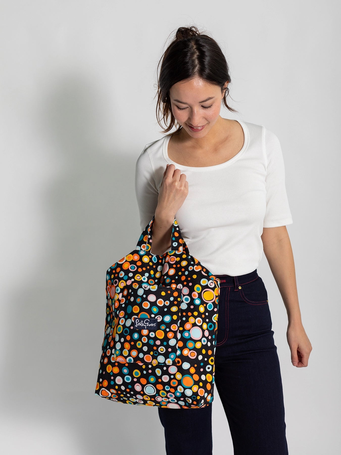 IVY tote Speckles - Lesley Evers - 23 - HG100 - W3 - Accessories - Bird Collection