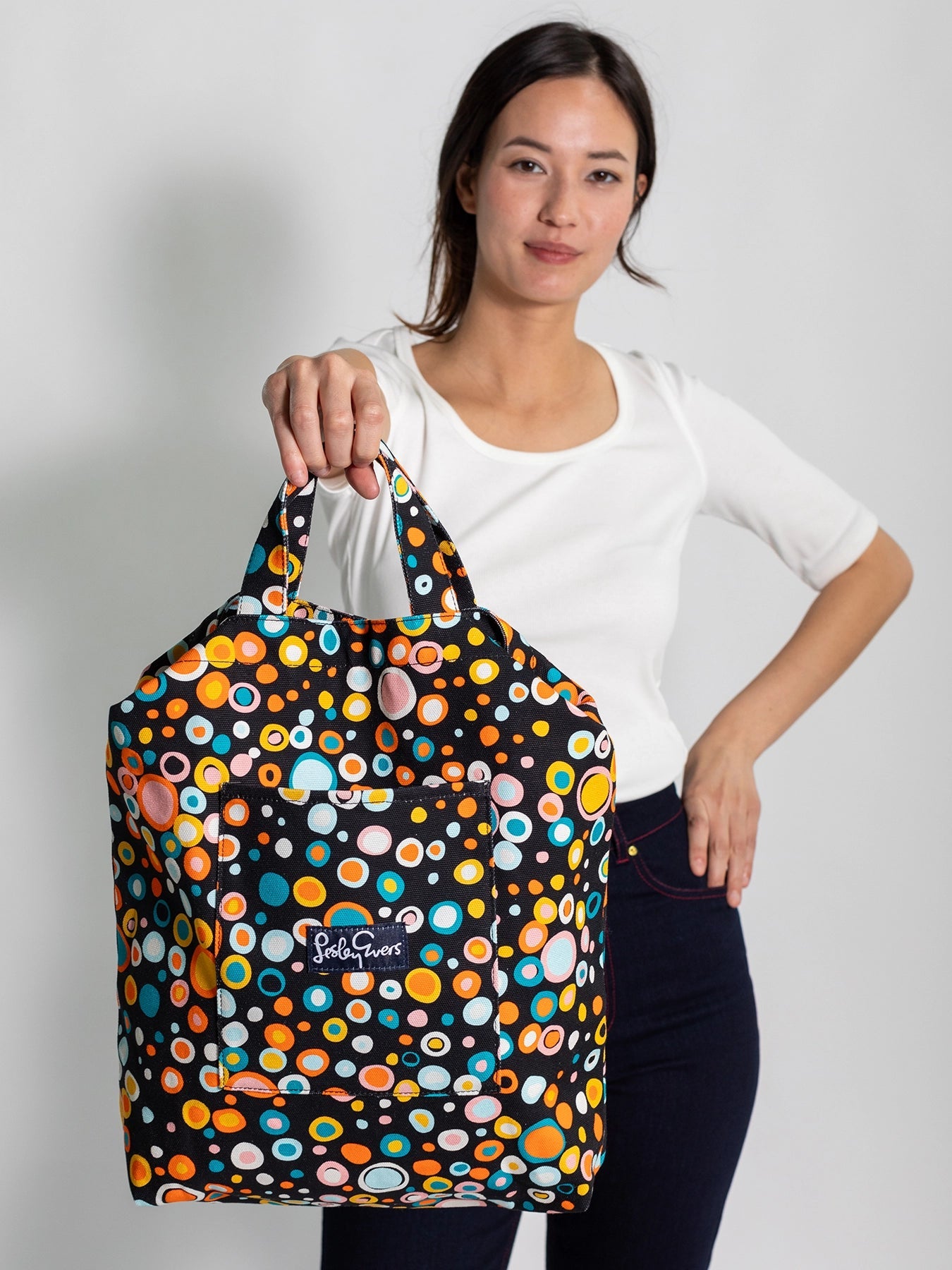 IVY tote Speckles - Lesley Evers - 23 - HG100 - W3 - Accessories - Bird Collection