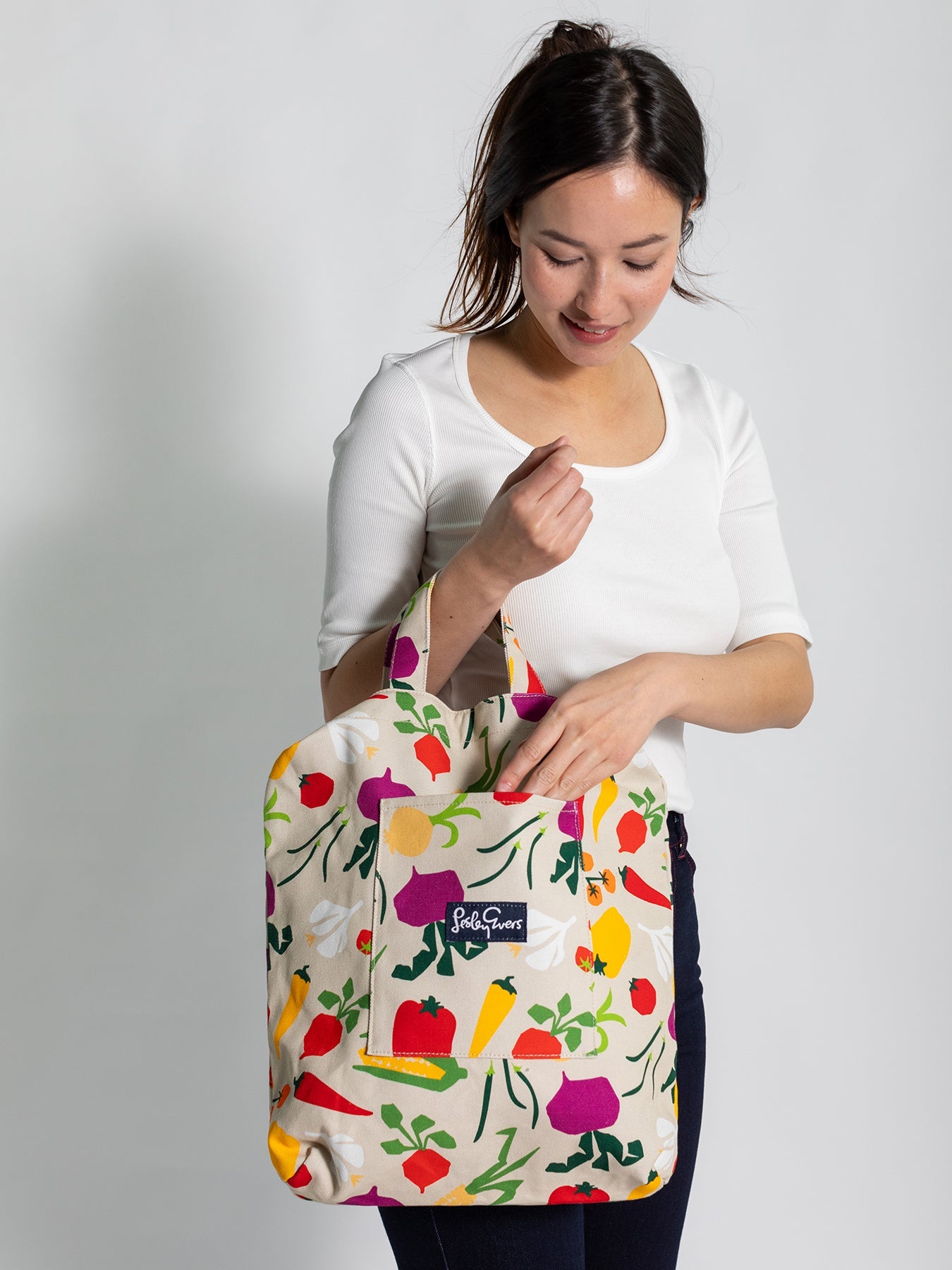 IVY tote Vegetables - Lesley Evers - 23 - HG100 - W3 - Accessories - Bird Collection