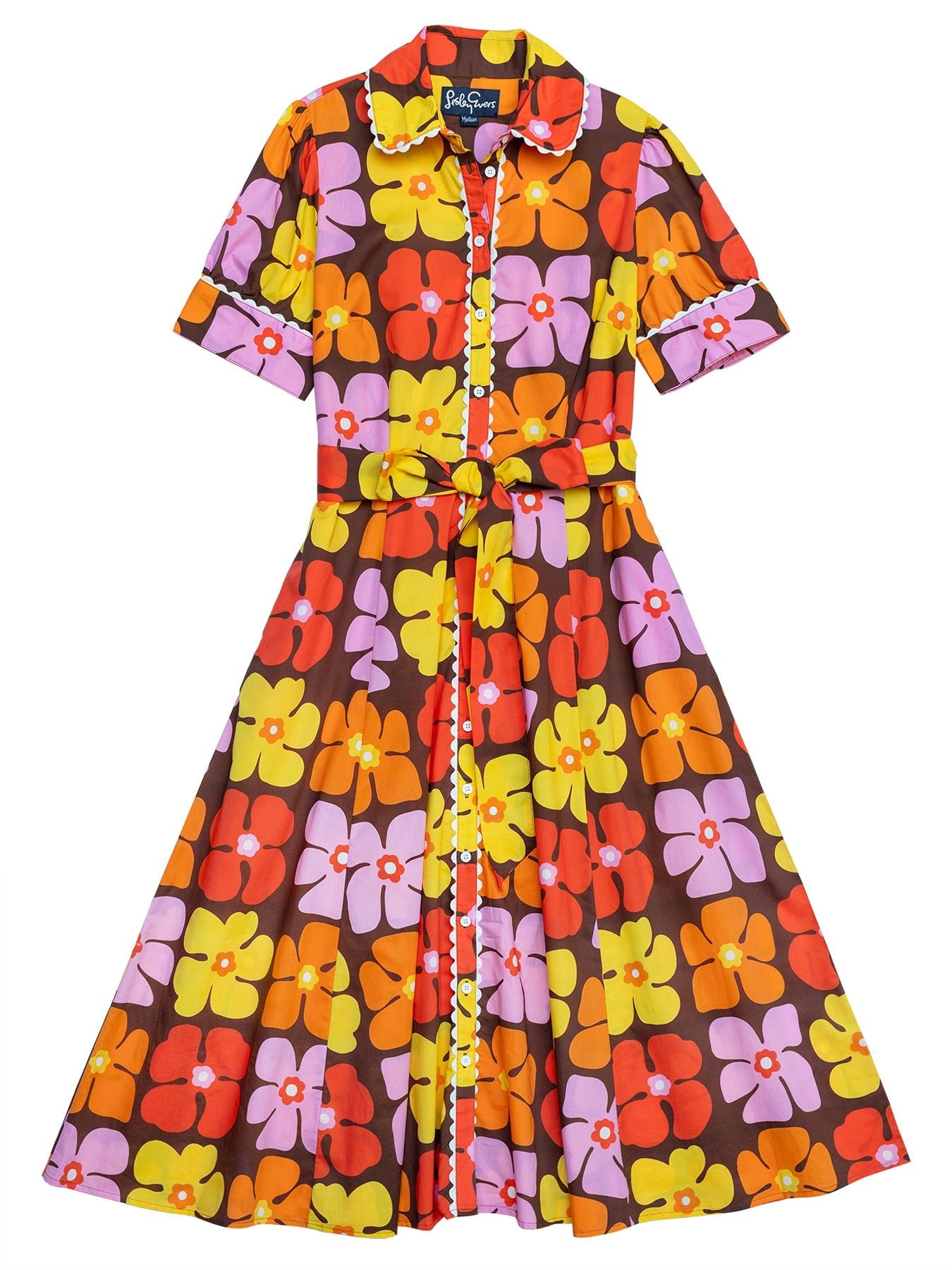 JANE dress Bountiful Pink - Lesley Evers - cotton dress - Dress - Printed Dress