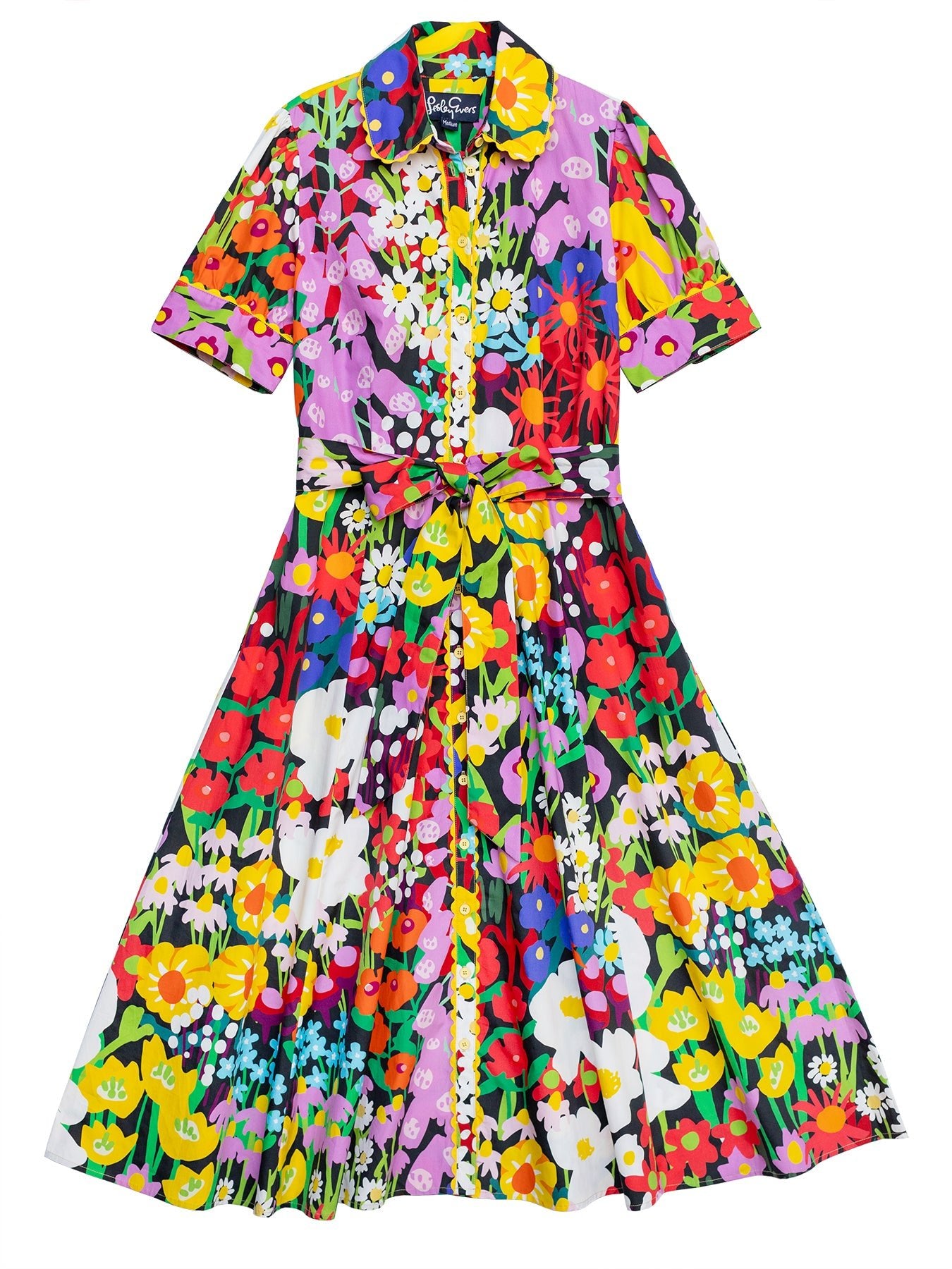 JANE dress Garden Party - Lesley Evers - cotton dress - Dress - Printed Dress
