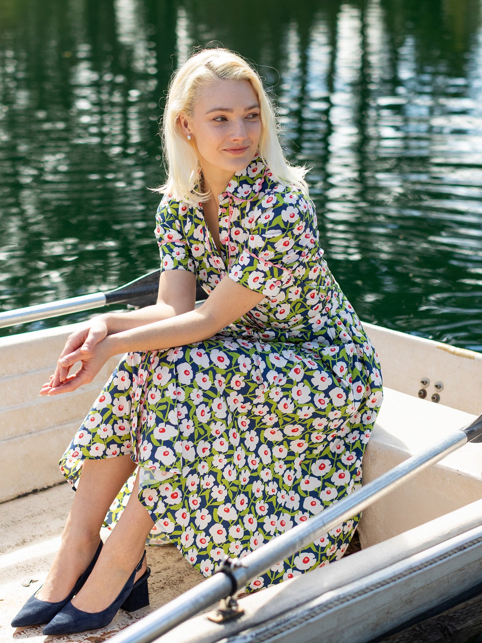 JANE dress Mod Blooms - Lesley Evers - cotton dress - Dress - new