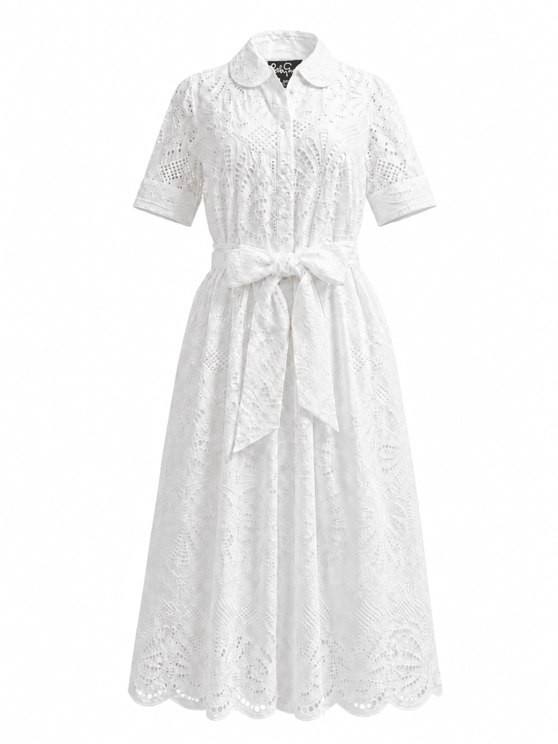 JANE dress White Eyelet - Lesley Evers - Dress - eyelet - eyelet dress