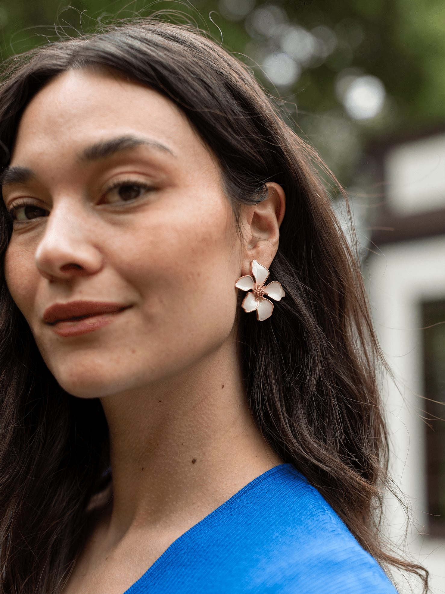 JASMINE Enamel Earrings - Lesley Evers - Accessories - accessory - dinner with friends