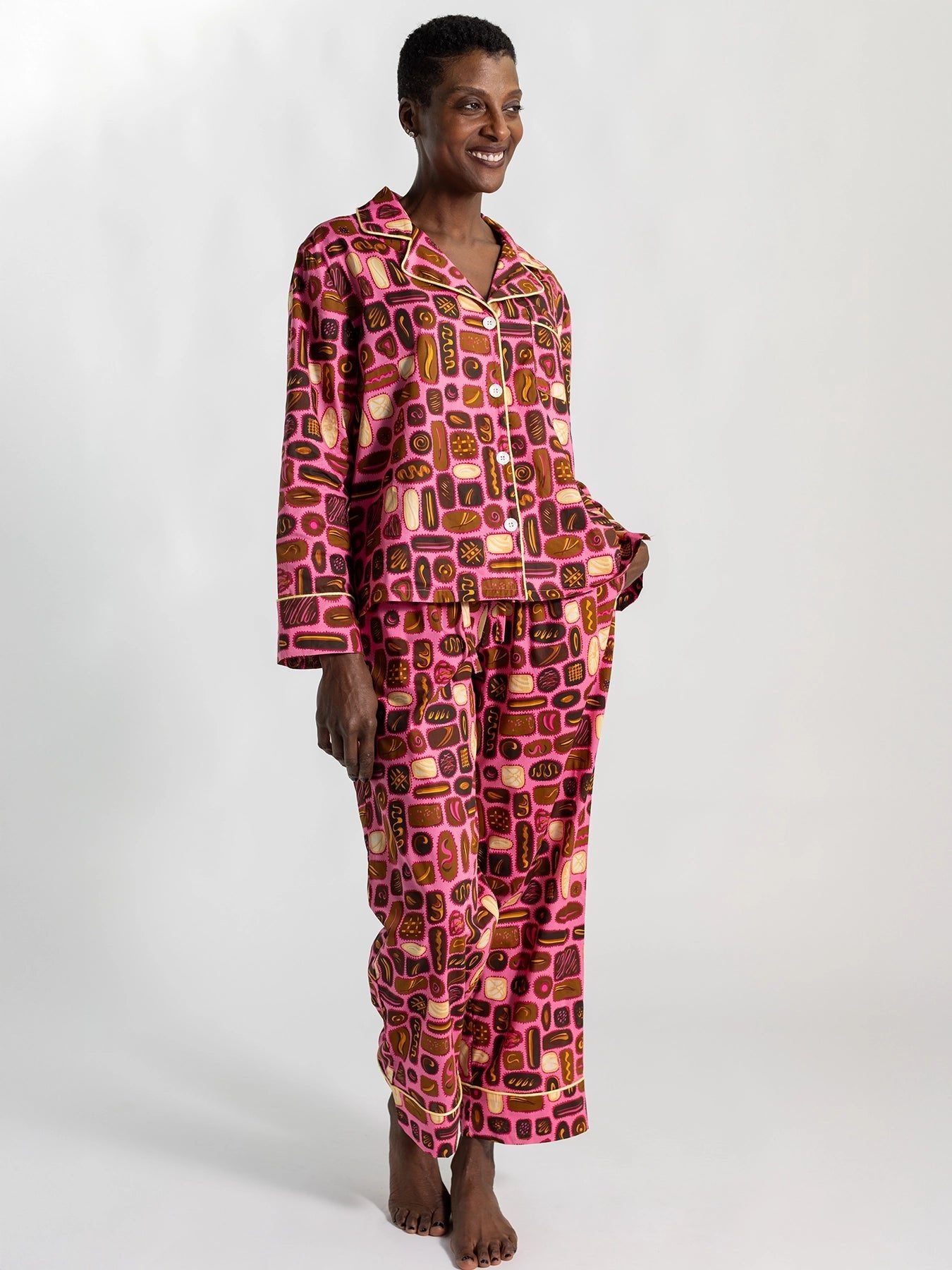 JOSEPHINE pajama set Box of Chocolates - Lesley Evers - BF200 - cotton PJs - friday