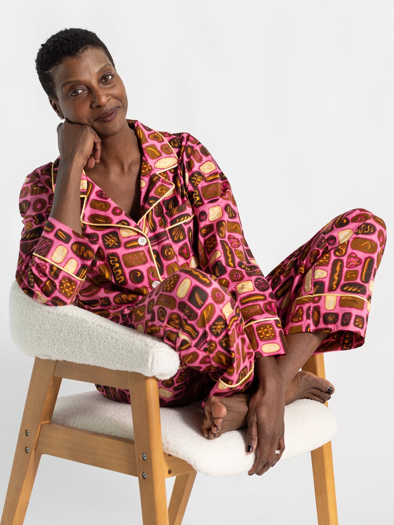 JOSEPHINE pajama set Box of Chocolates - Lesley Evers - BF200 - cotton PJs - friday