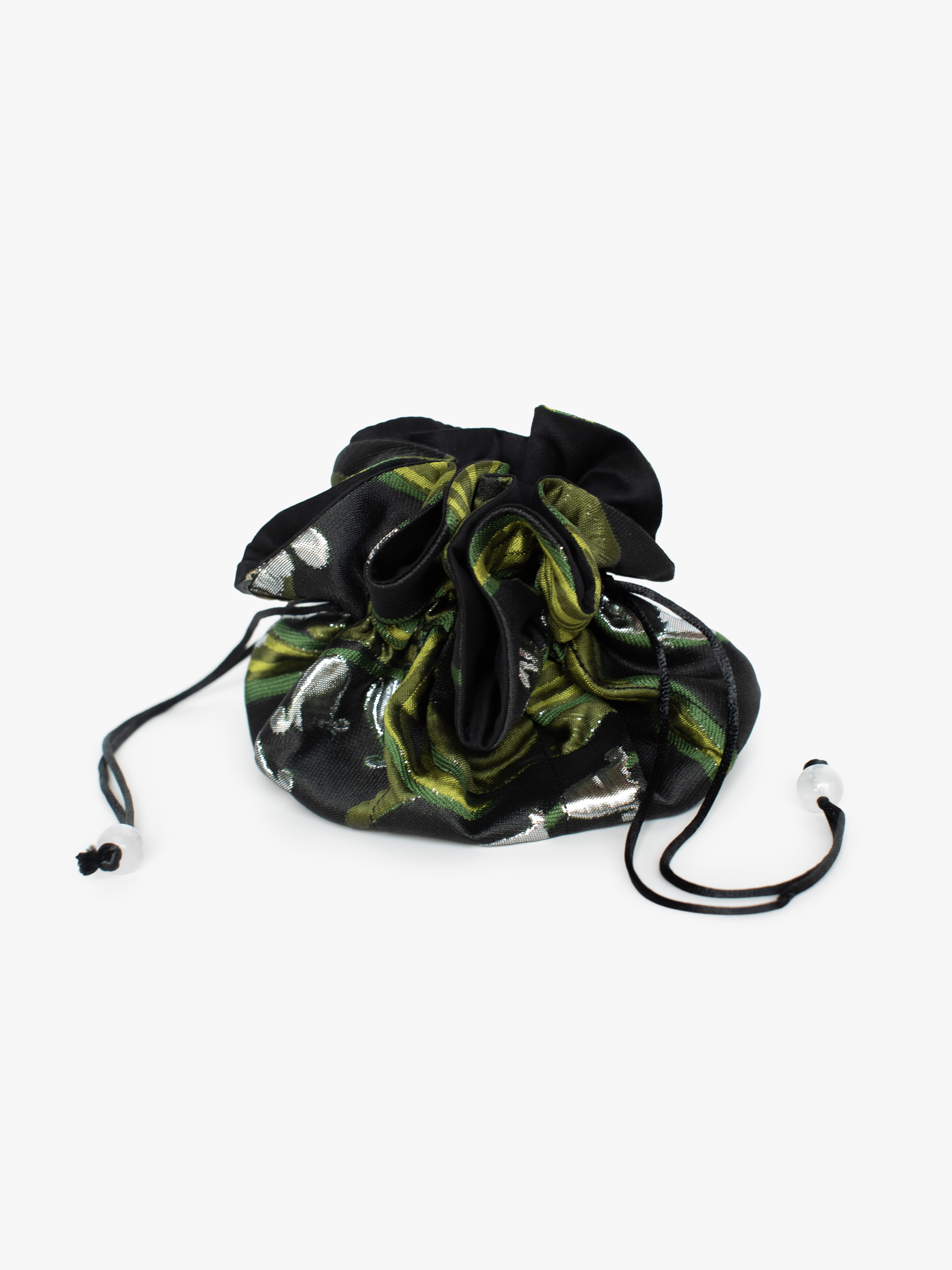 JOSIE jacquard jewelry pouch Lily of the Valley - Lesley Evers - case - cosmetic bag - gifts under $75