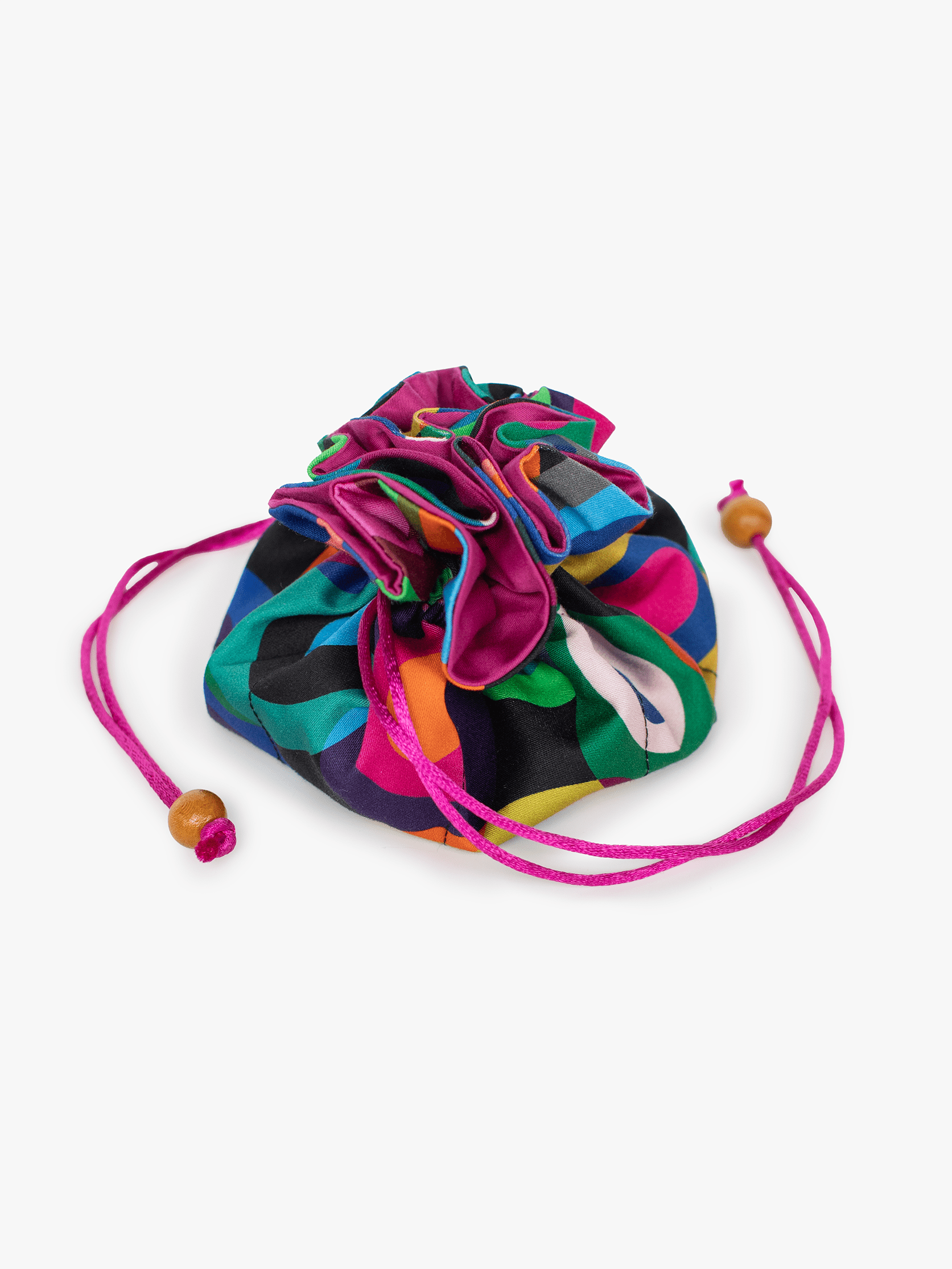 JOSIE jewelry pouch Circles - Lesley Evers - case - cosmetic bag - gifts under $75