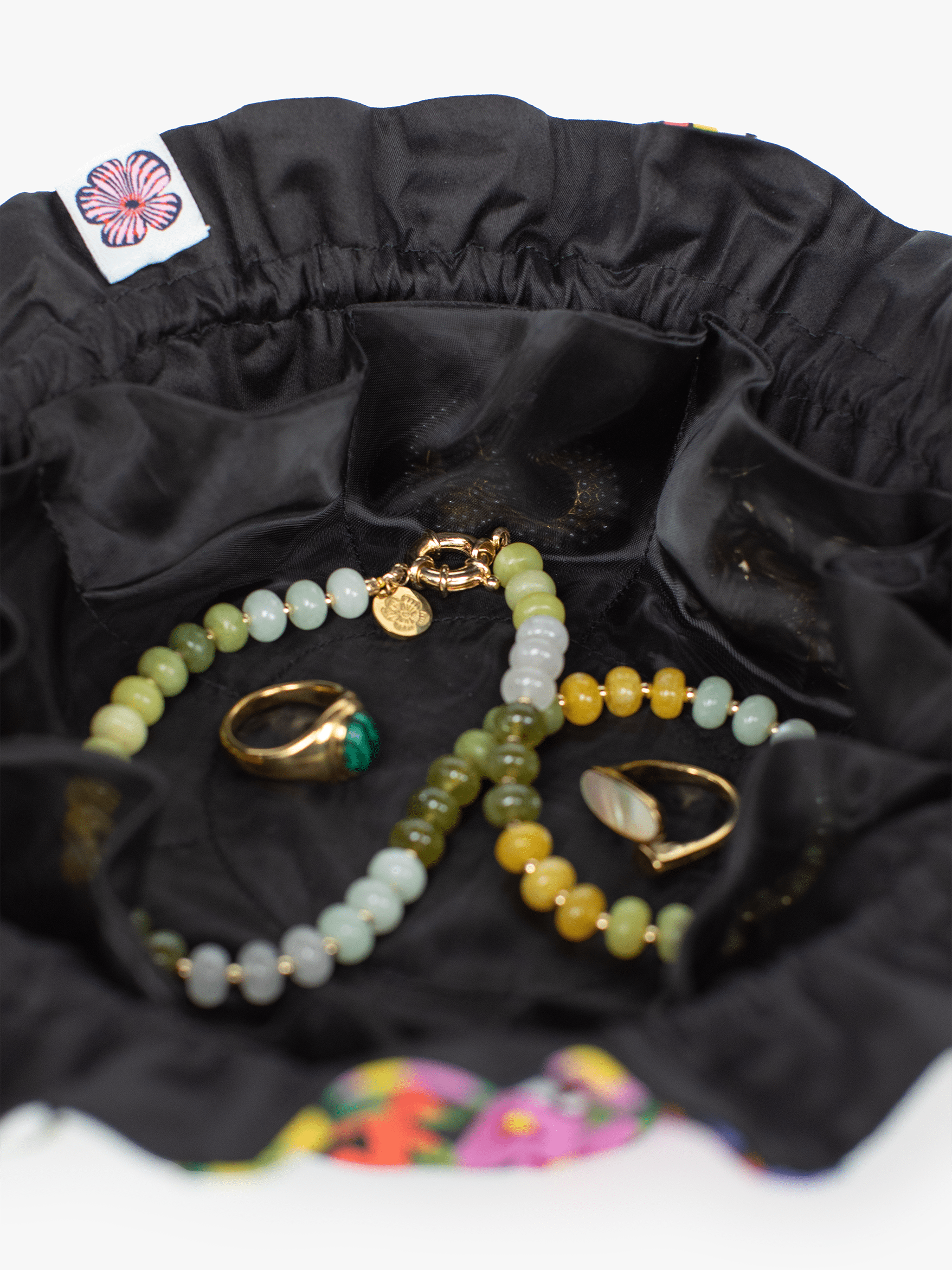 JOSIE jewelry pouch Garden Party - Lesley Evers - case - cosmetic bag - gifts under $75