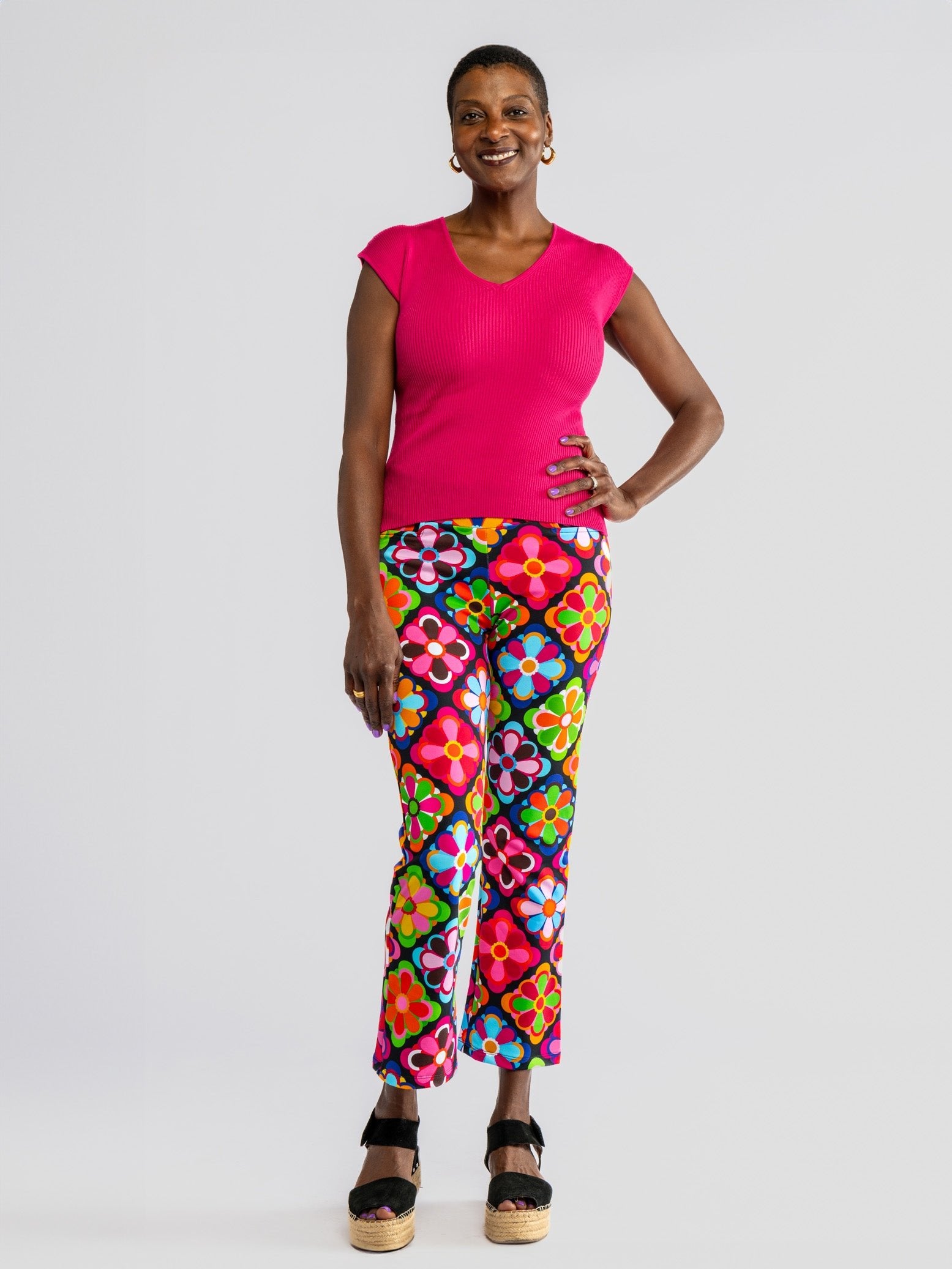 JOY top Dark Pink - Lesley Evers-Best Seller-dixie pink set-joy top