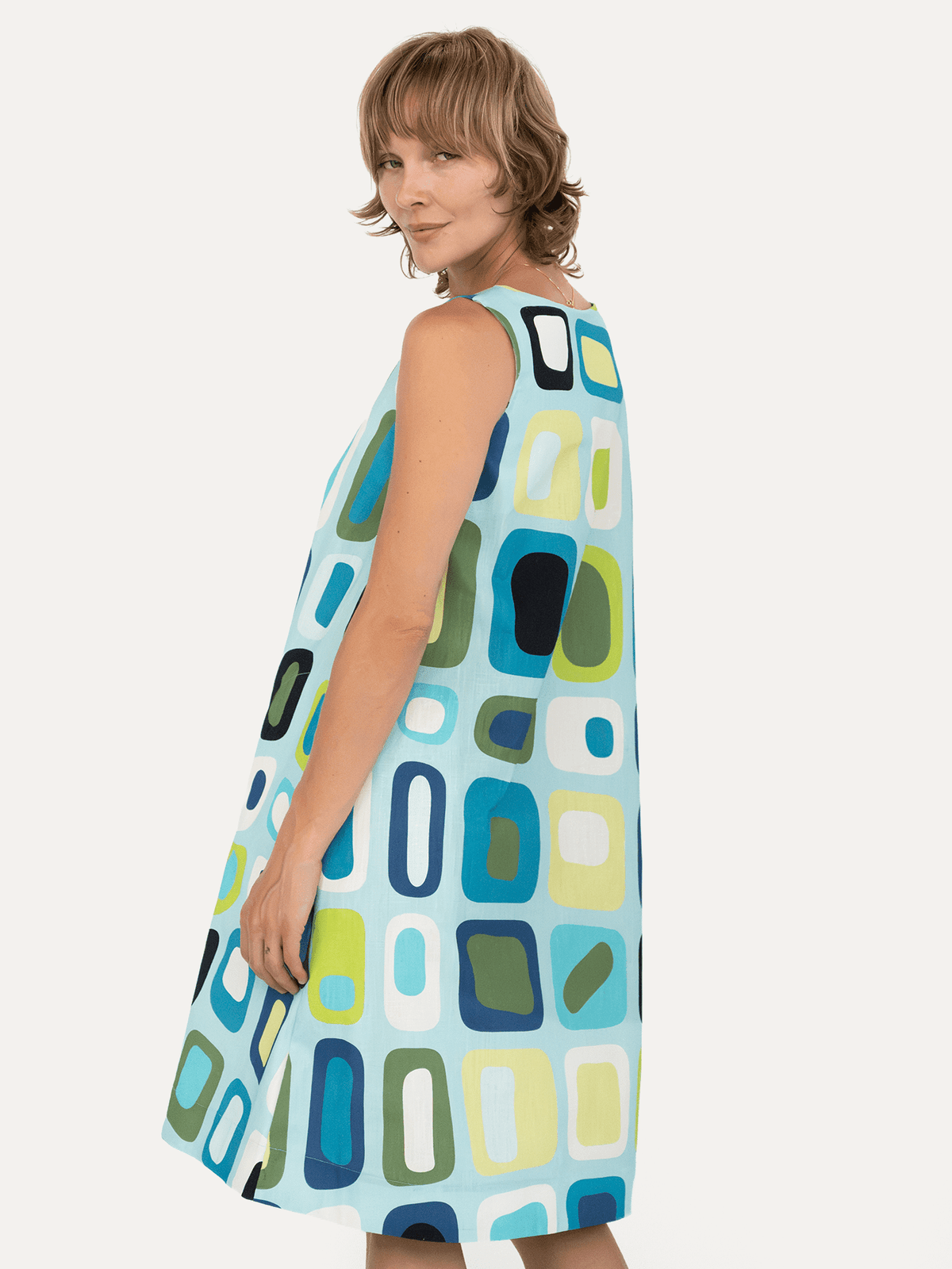 JUNIPER dress Hermosa Light Blue - Lesley Evers-Blue Dress-Dress-juniper