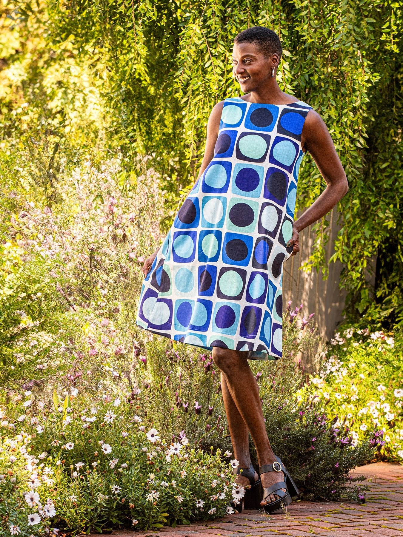 JUNIPER Sea Glass Blue - Lesley Evers-Best Seller-Blue-blue dress