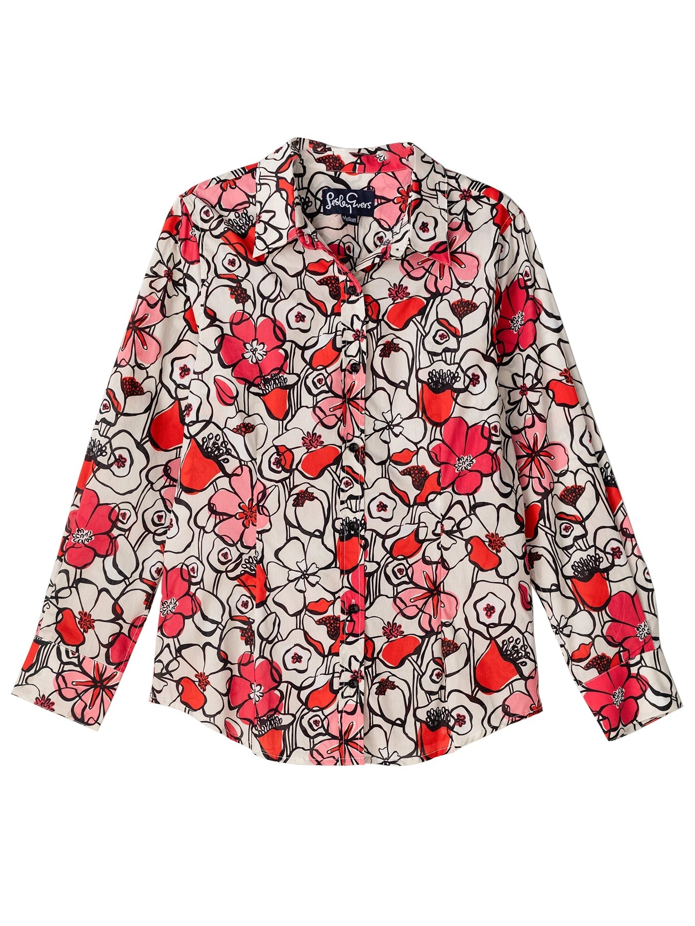 KATHRYN blouse Full Bloom Pink - Lesley Evers - Bird Collection - birds - Catherine