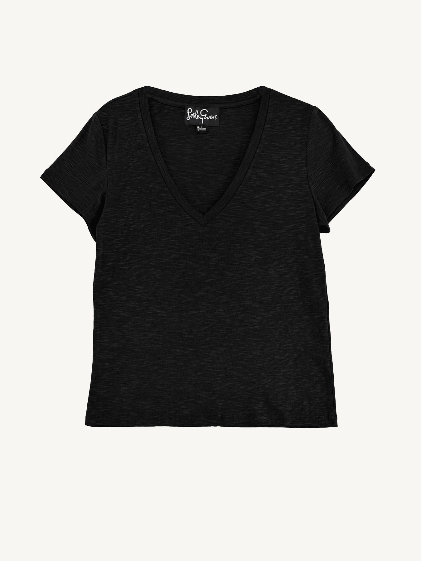 KATIE tee Black - Lesley Evers-Best Seller-maisie solid-Shop