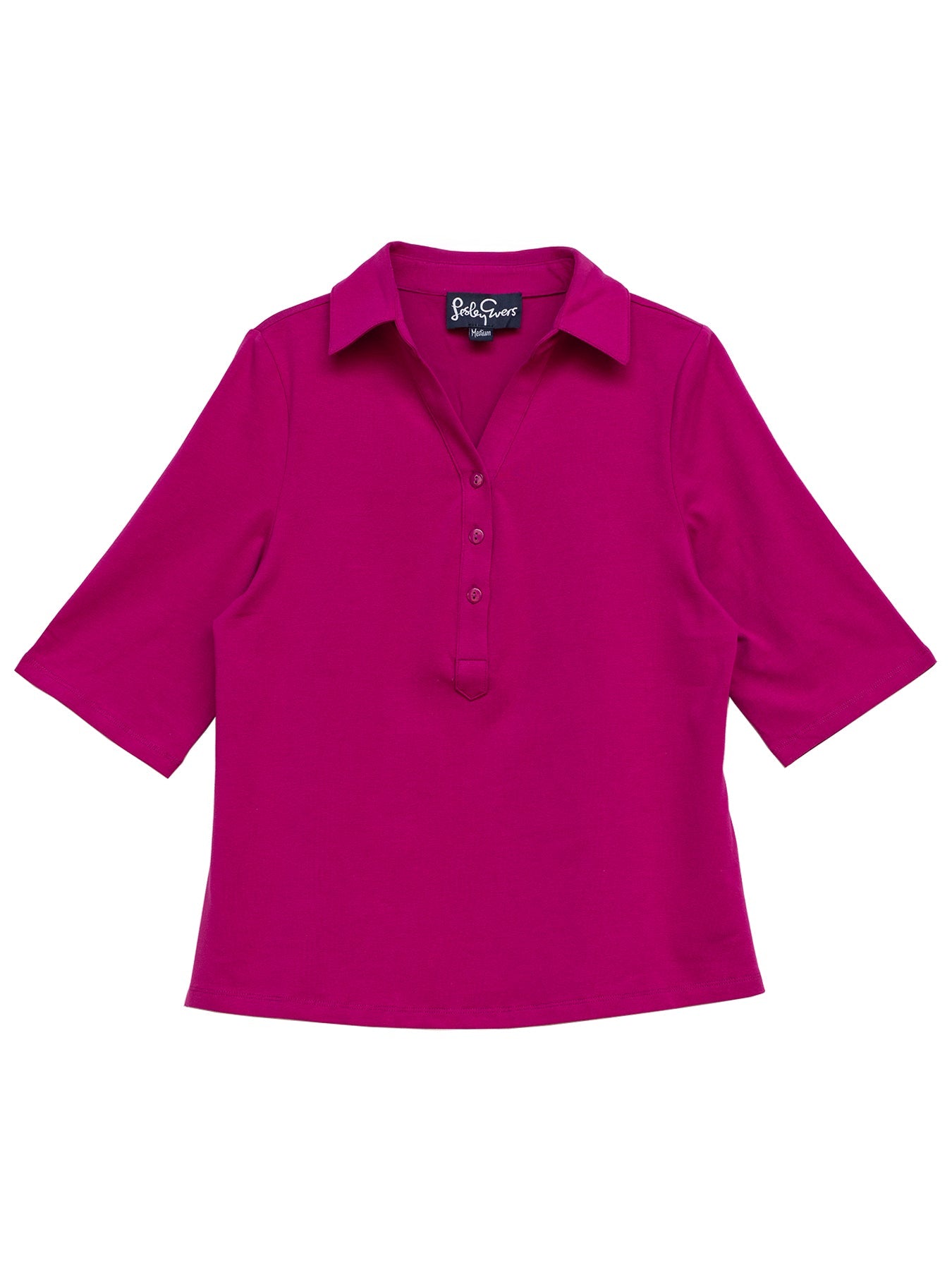 KIMMY top Berry - Lesley Evers - Button Top - clothing - colorful