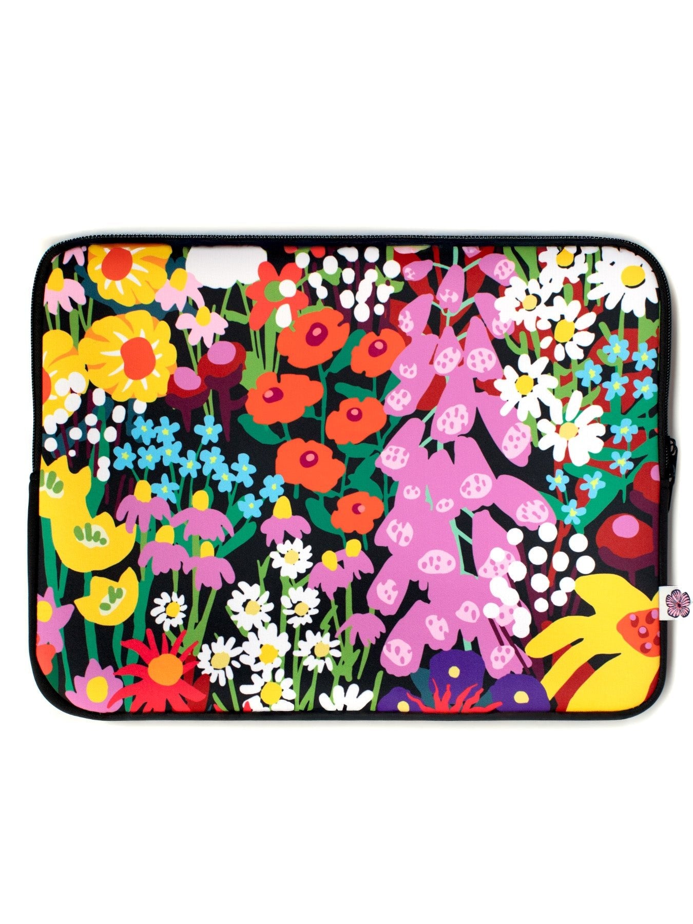 Laptop Case Garden Party - Lesley Evers - laptop case - Pouches & Cases -