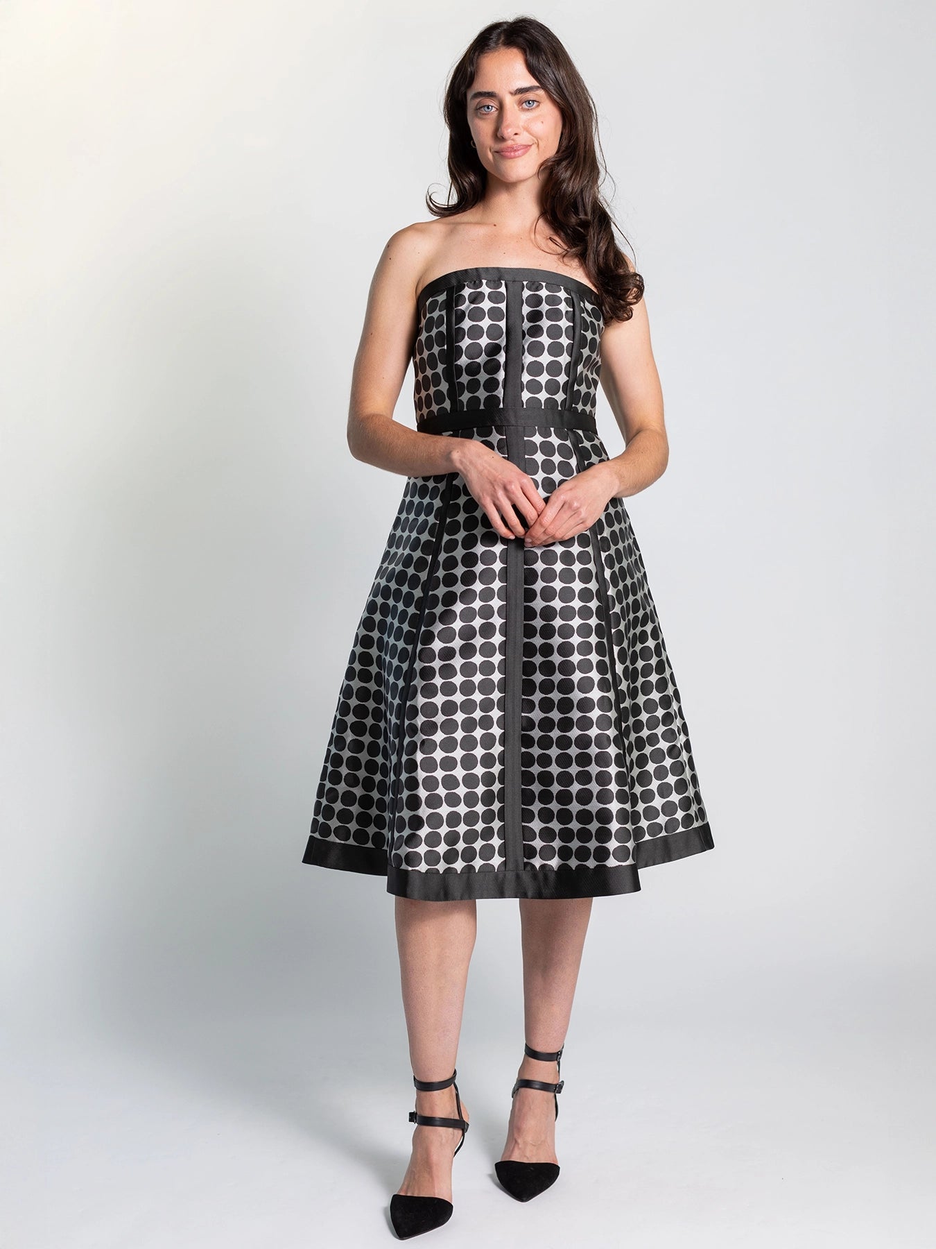LILA dress Black Dots - Lesley Evers - Dress - Shop - Shop/All Products