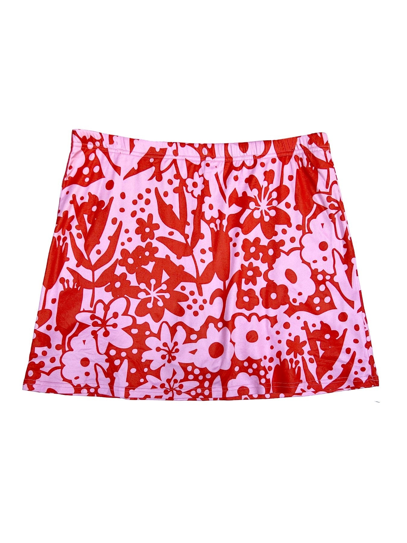 LOTTIE skort Flower Buds Pink - Lesley Evers-Best Seller-Bottoms-lottie