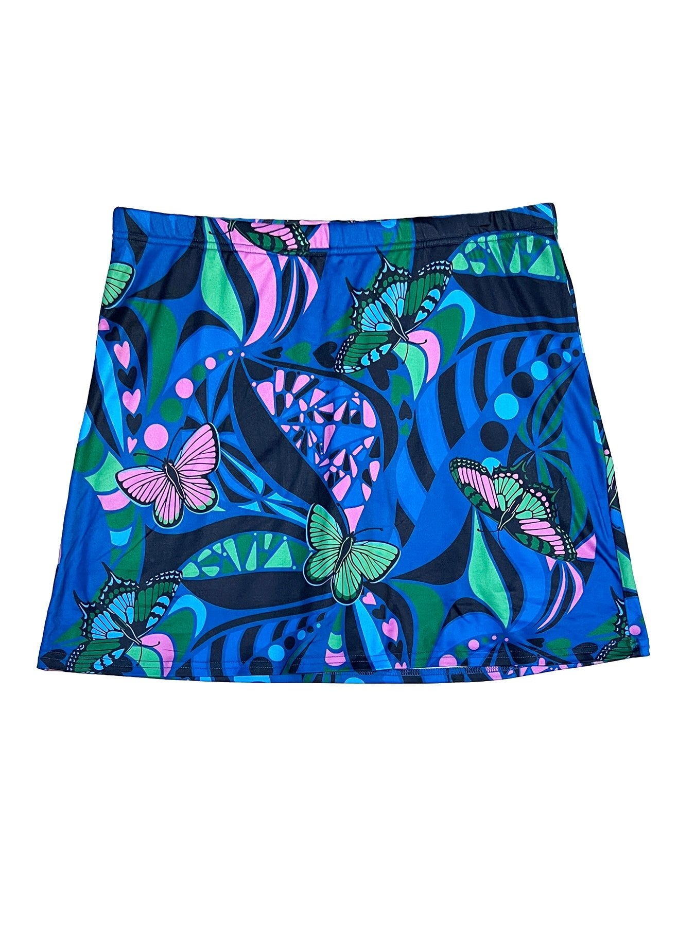 LOTTIE skort Serendipity Blue - Lesley Evers-Best Seller-Bottoms-lottie