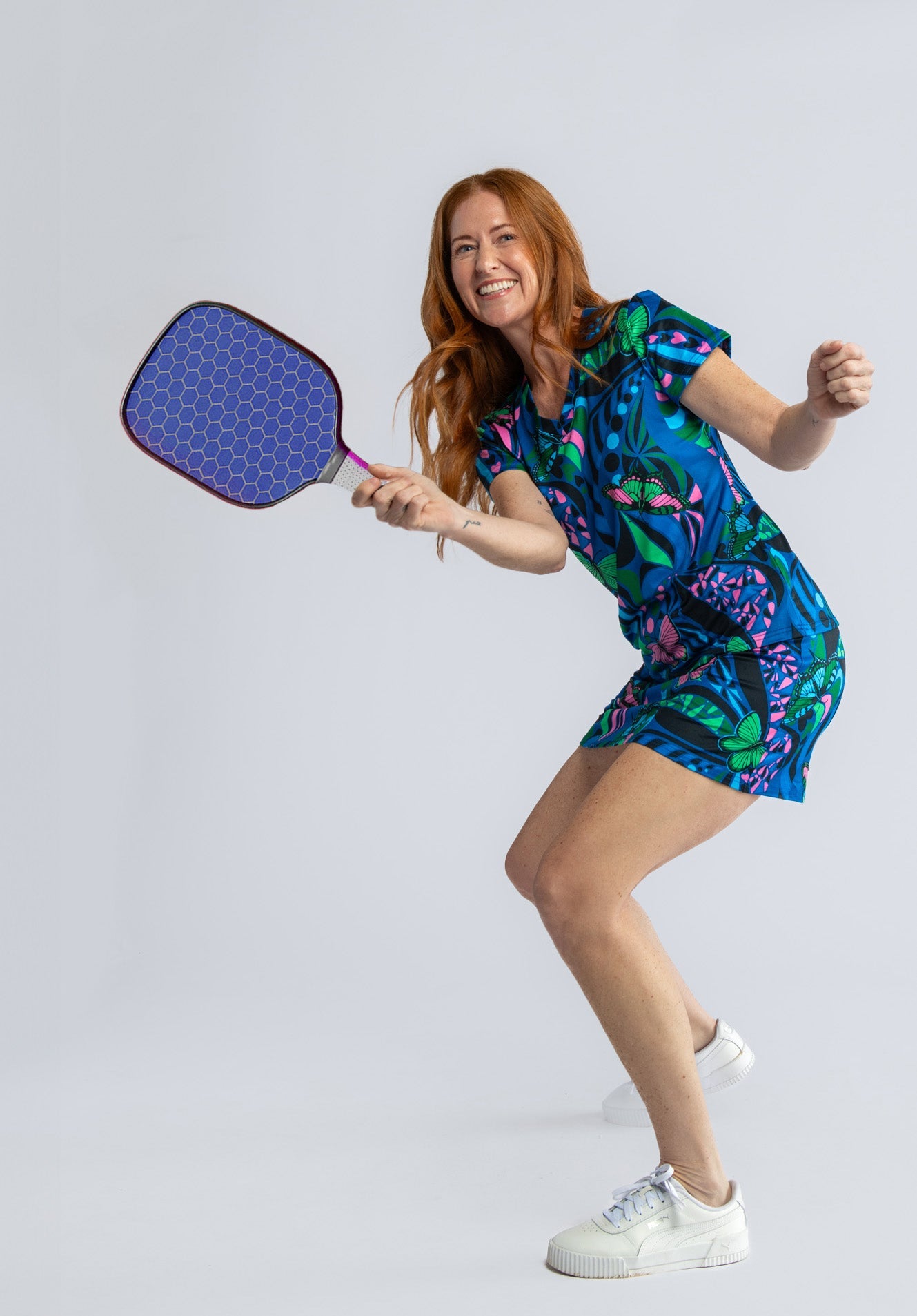 LOTTIE skort Serendipity Blue - Lesley Evers-Best Seller-Bottoms-lottie