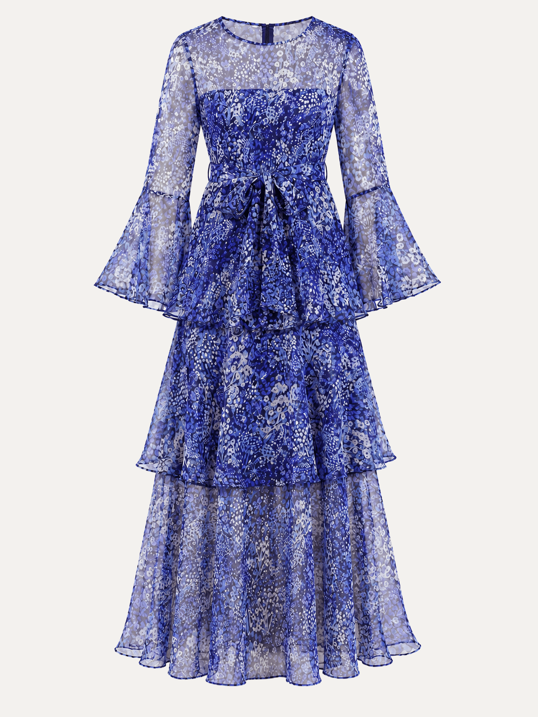 LOUISE dress Spring Meadow Lilac - Lesley Evers-Dress-formal-gown